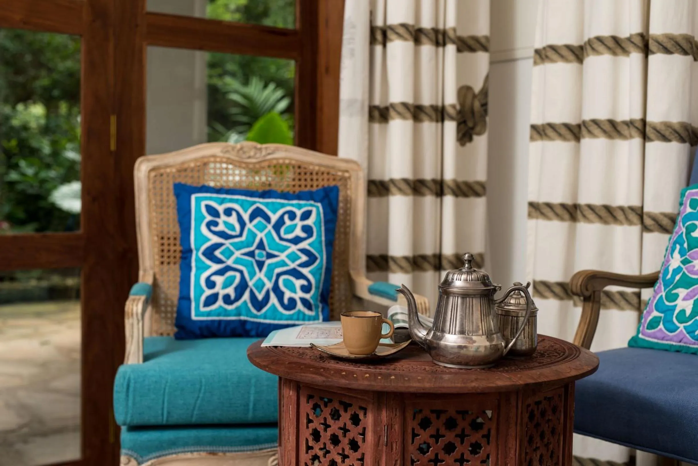 Decorative detail in Tikitam Palms Boutique Hotel