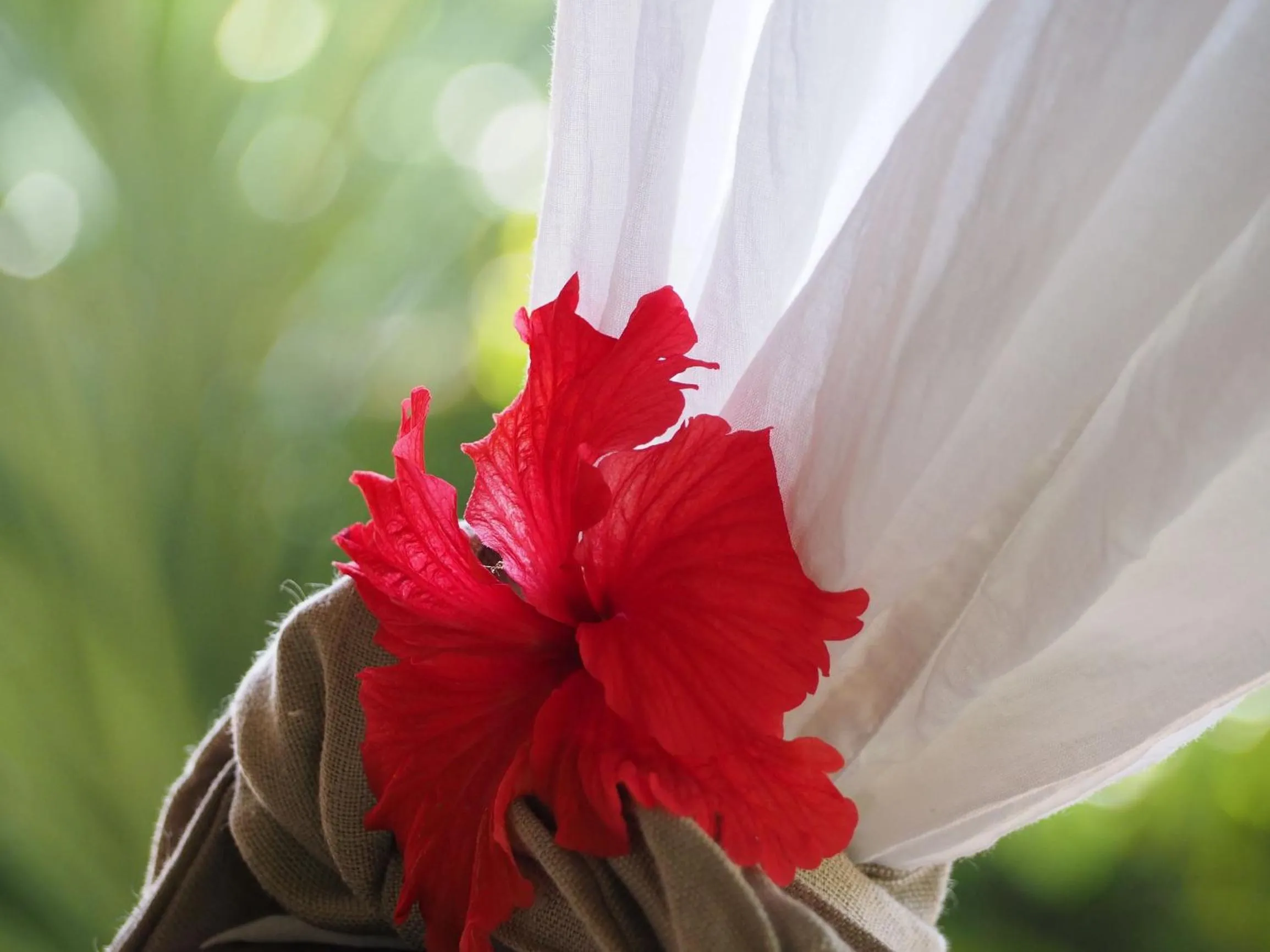 Decorative detail in Tikitam Palms Boutique Hotel