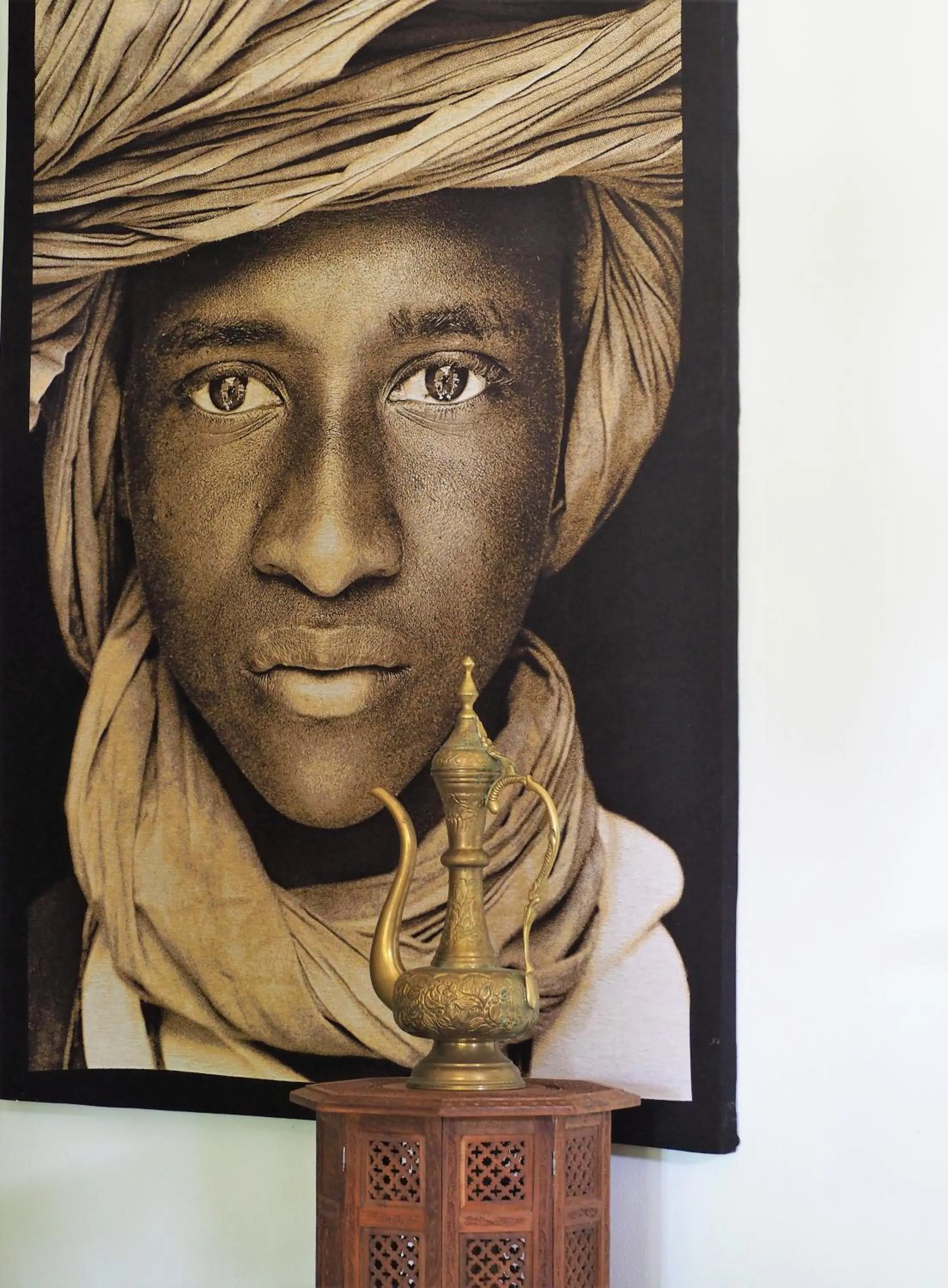 Decorative detail in Tikitam Palms Boutique Hotel