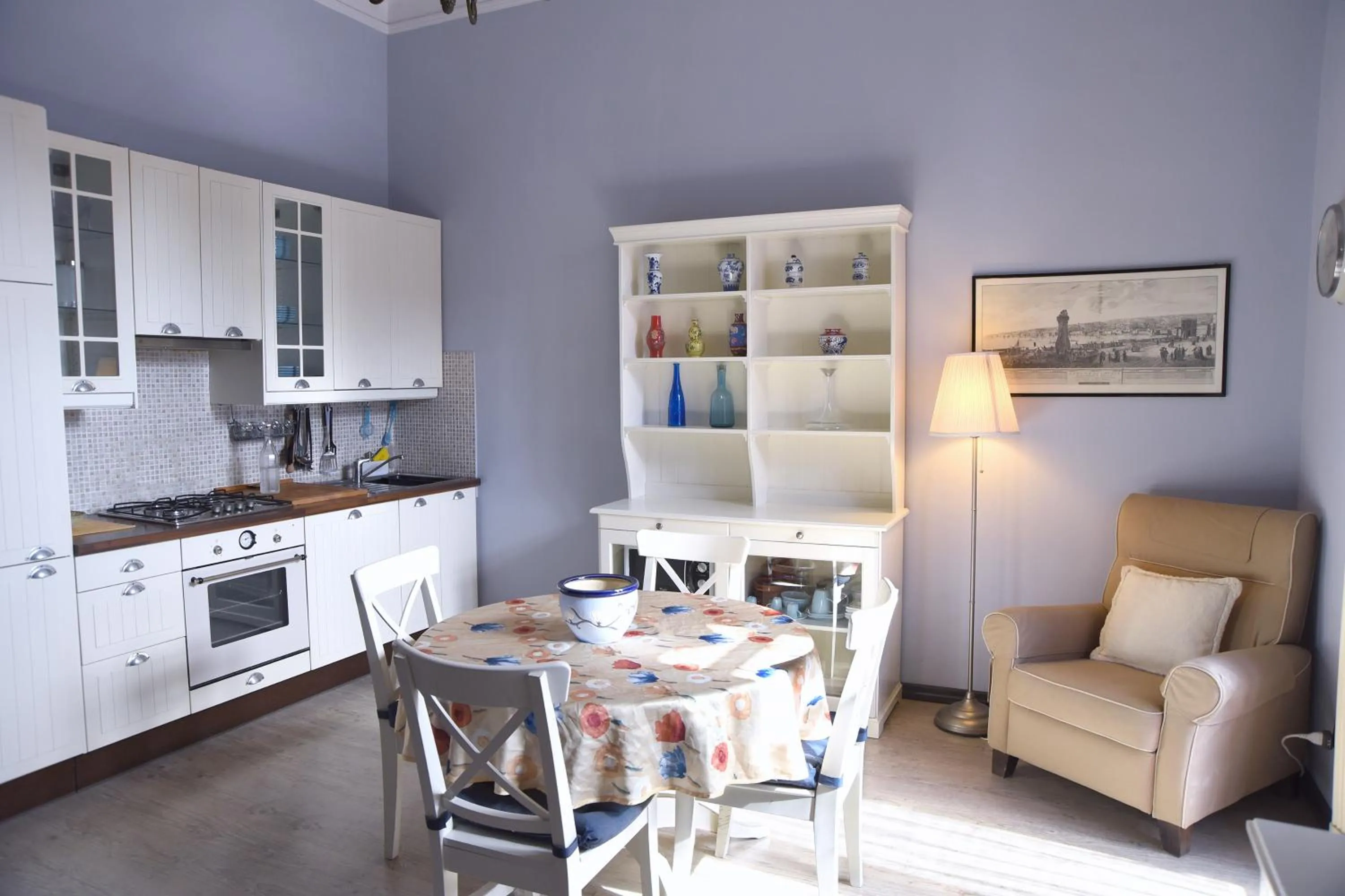 Dining area in La Dimora Luca Giordano