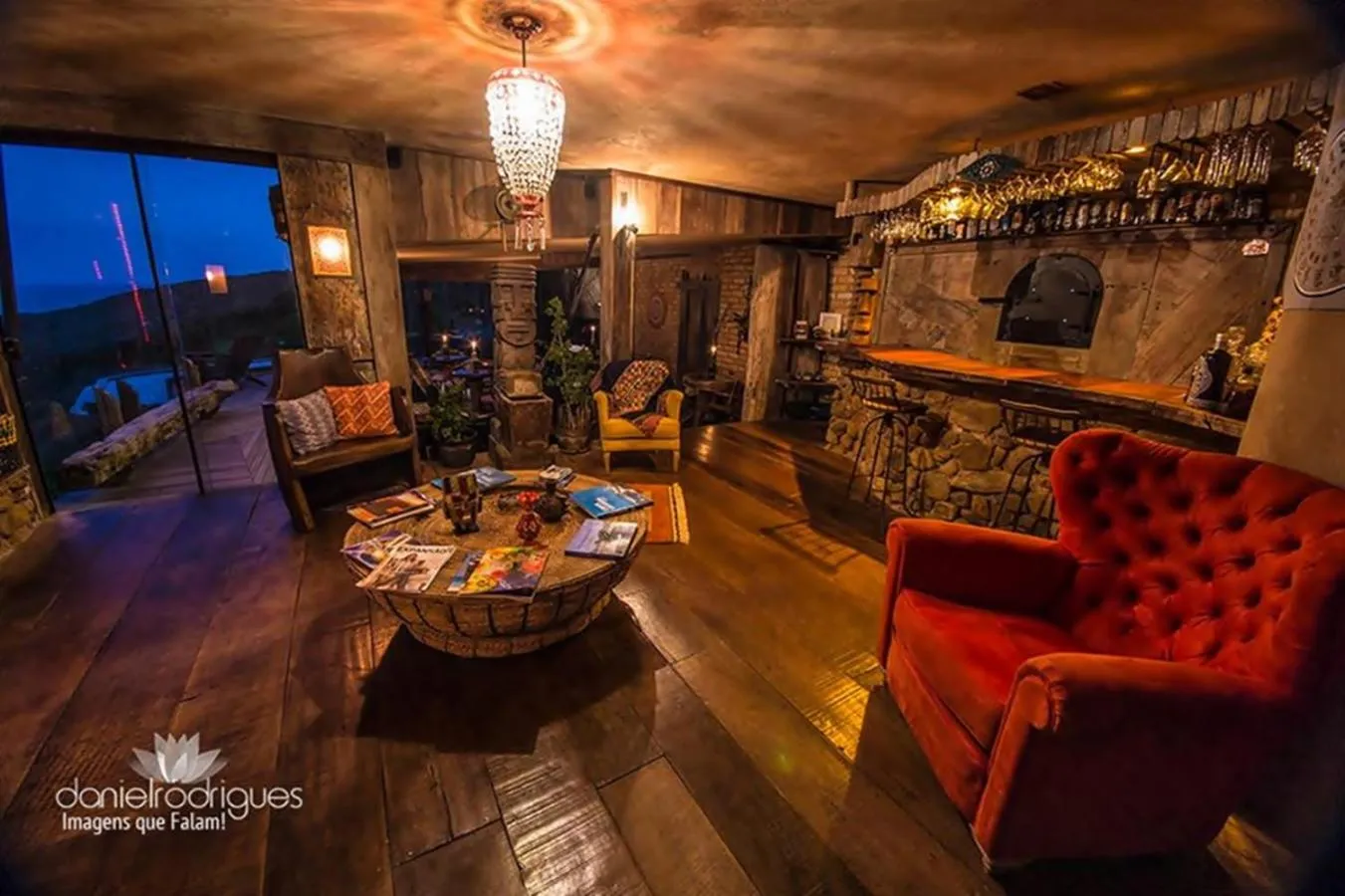 Communal lounge/ TV room in Villa Buena Vista