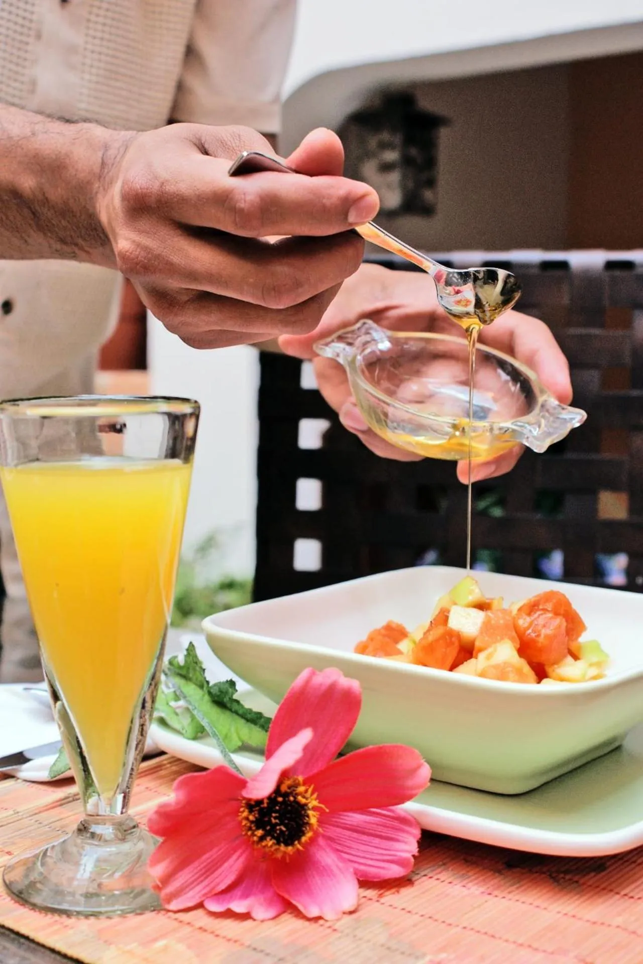 Food and drinks in La Casona de Tete