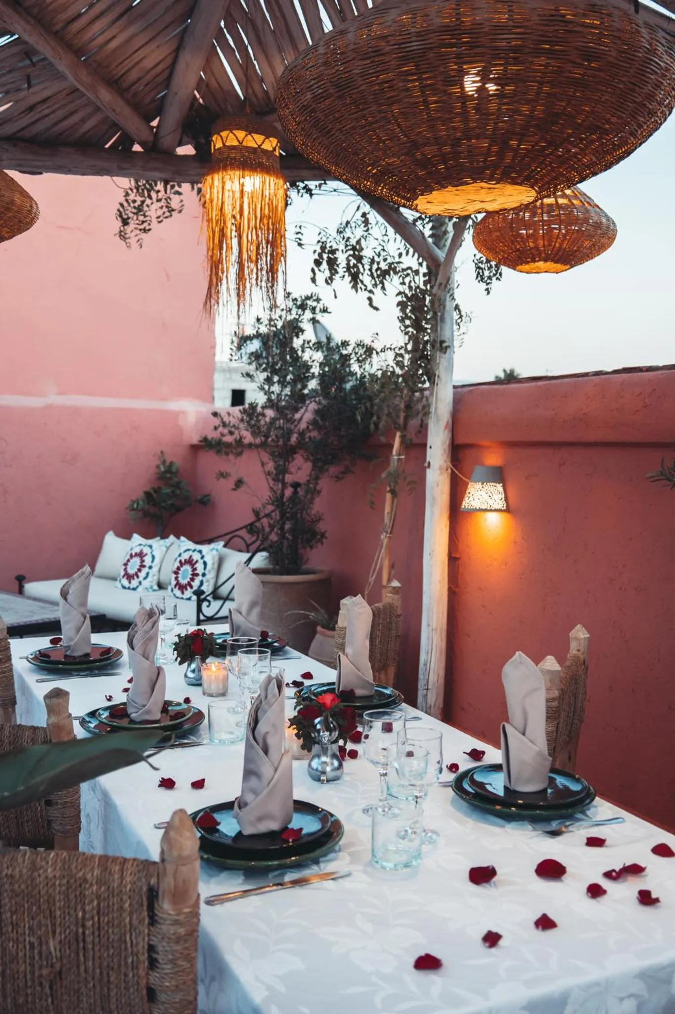 Dinner in Riad Dar Elma And Spa