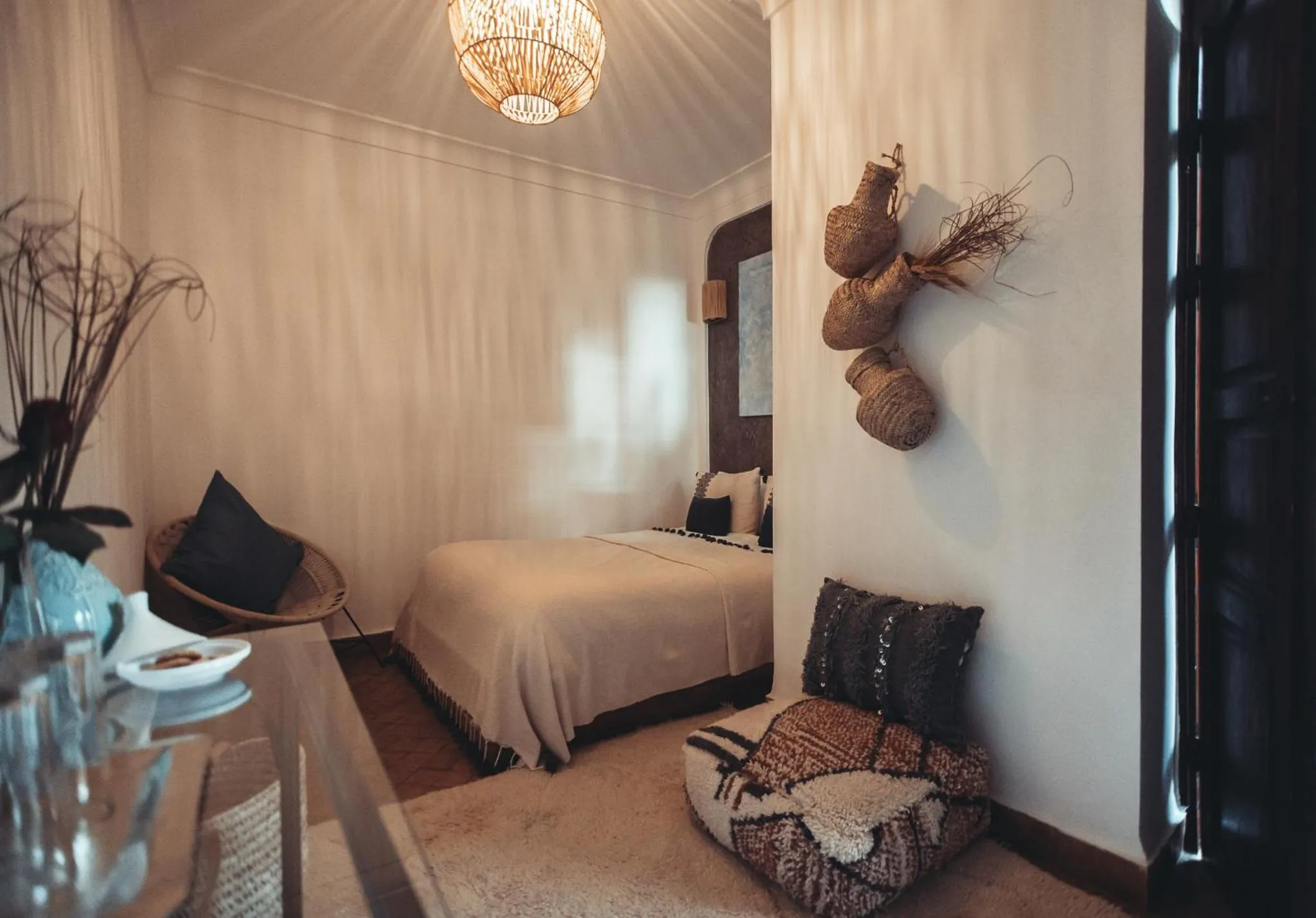 Decorative detail, Bed in Riad Dar Elma And Spa