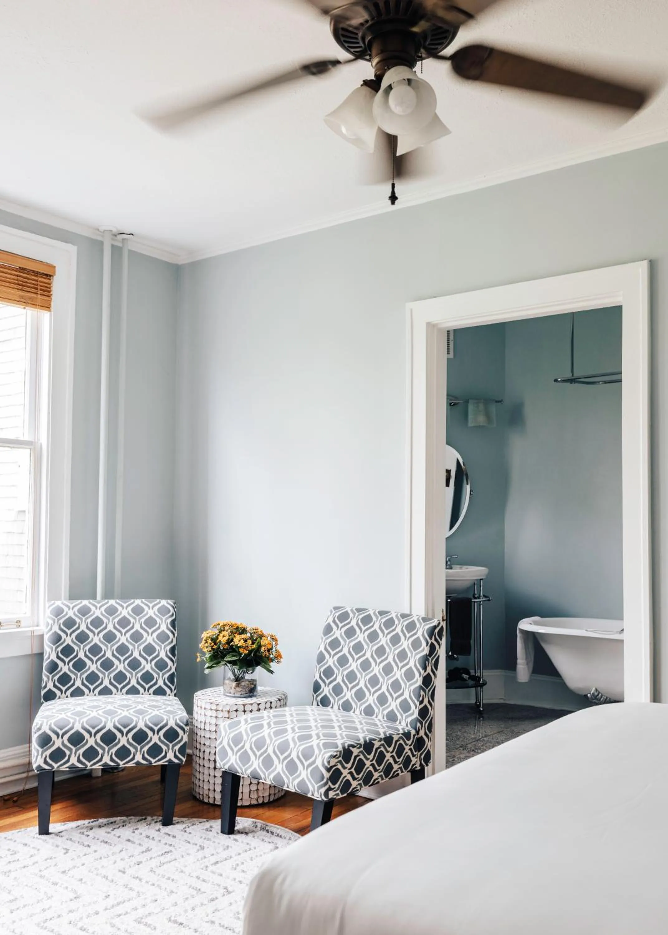 Seating area in Princess Anne Boutique Hotel