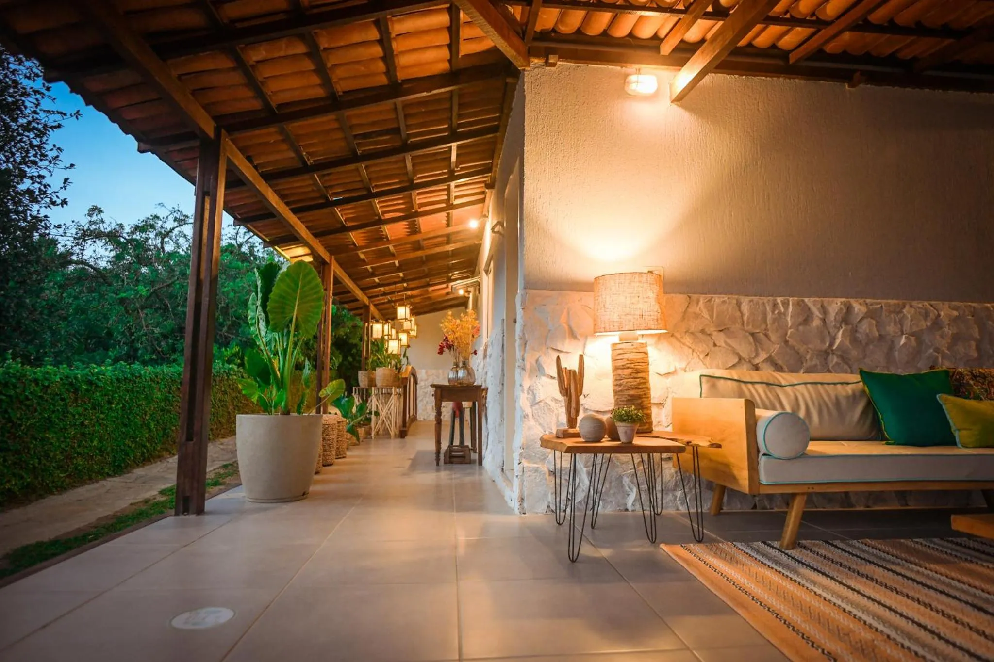 Patio in Ecocharme Pousada do Marcilio