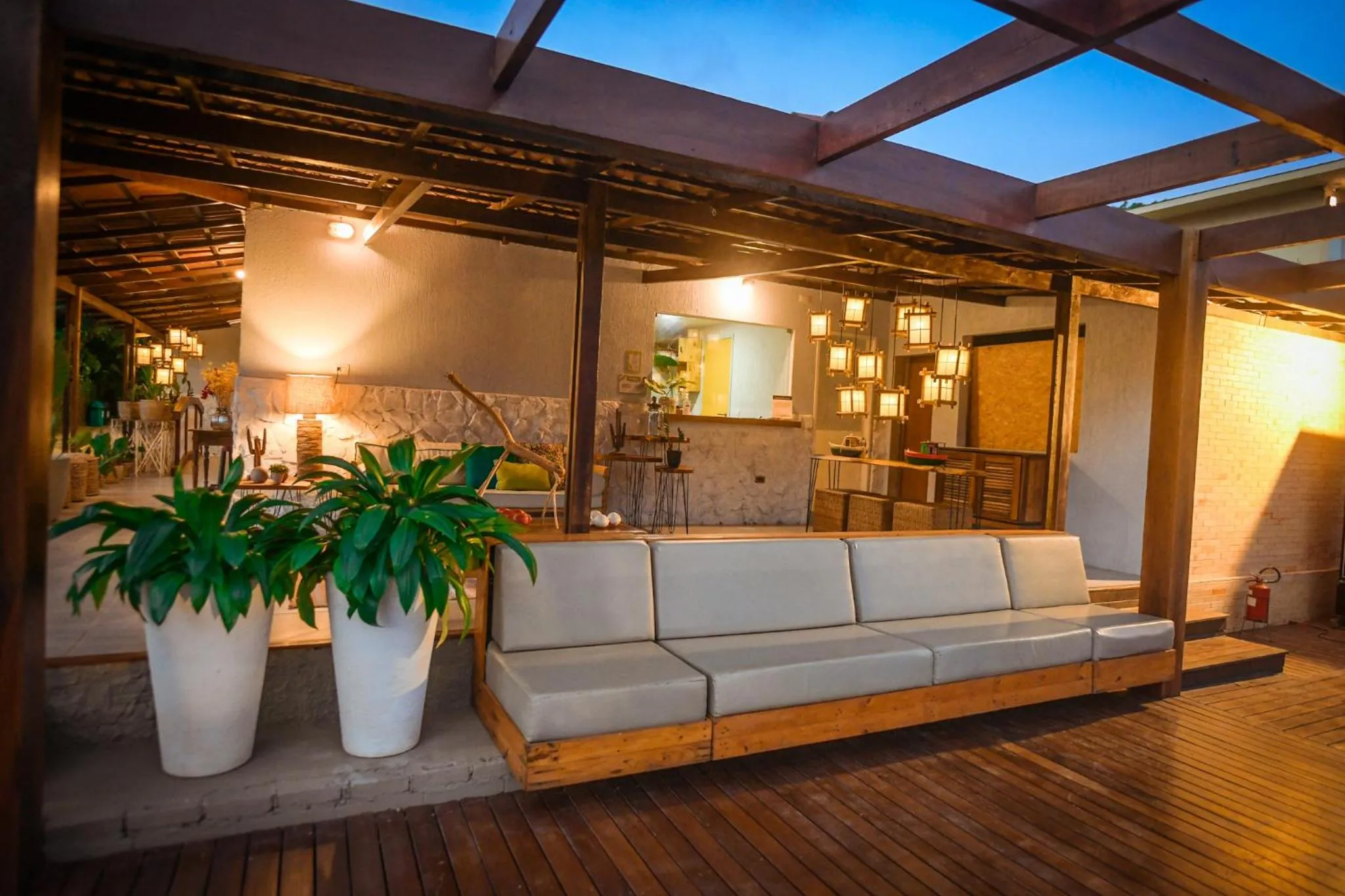 Patio in Ecocharme Pousada do Marcilio