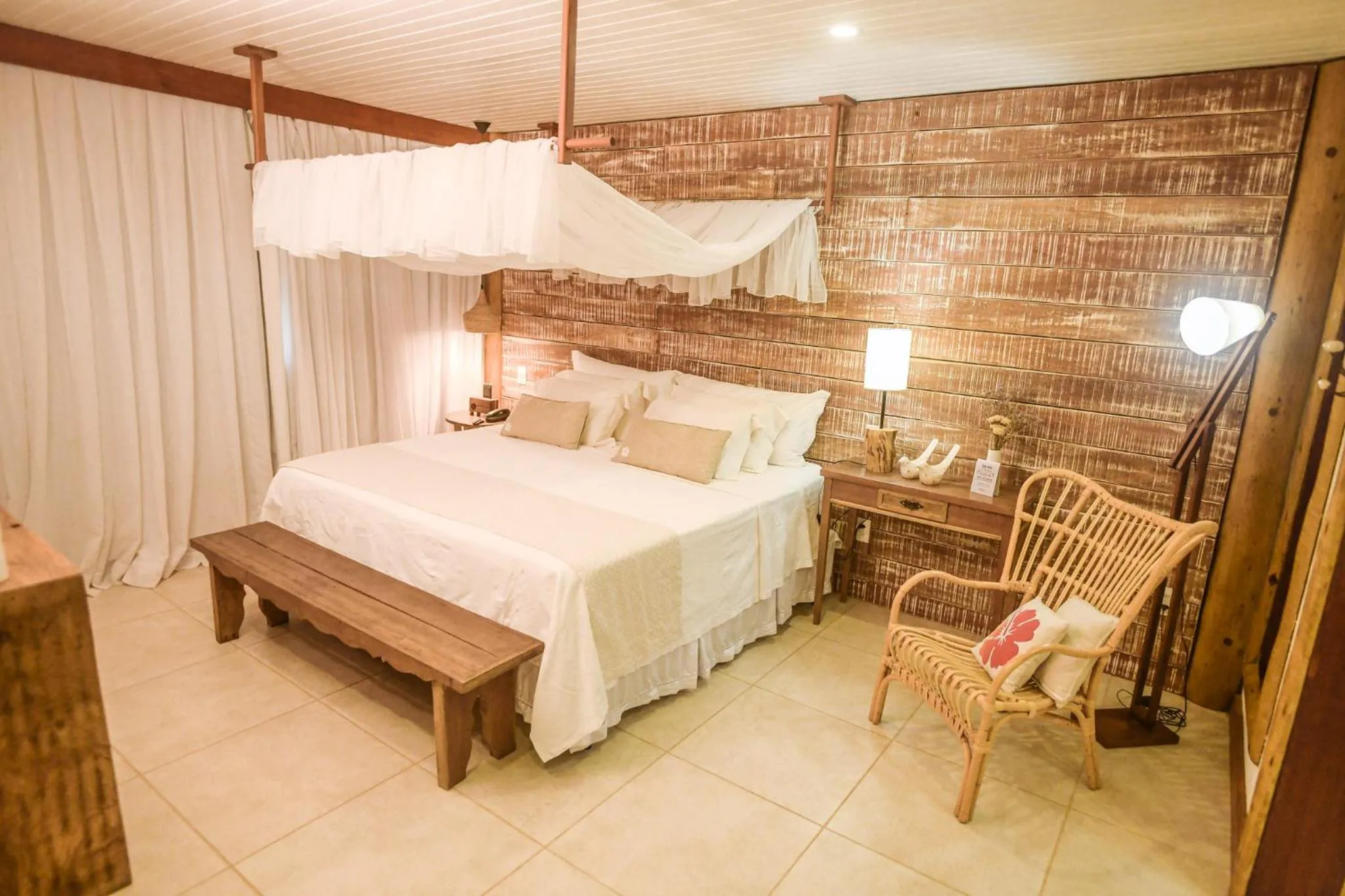 Bed in Ecocharme Pousada do Marcilio