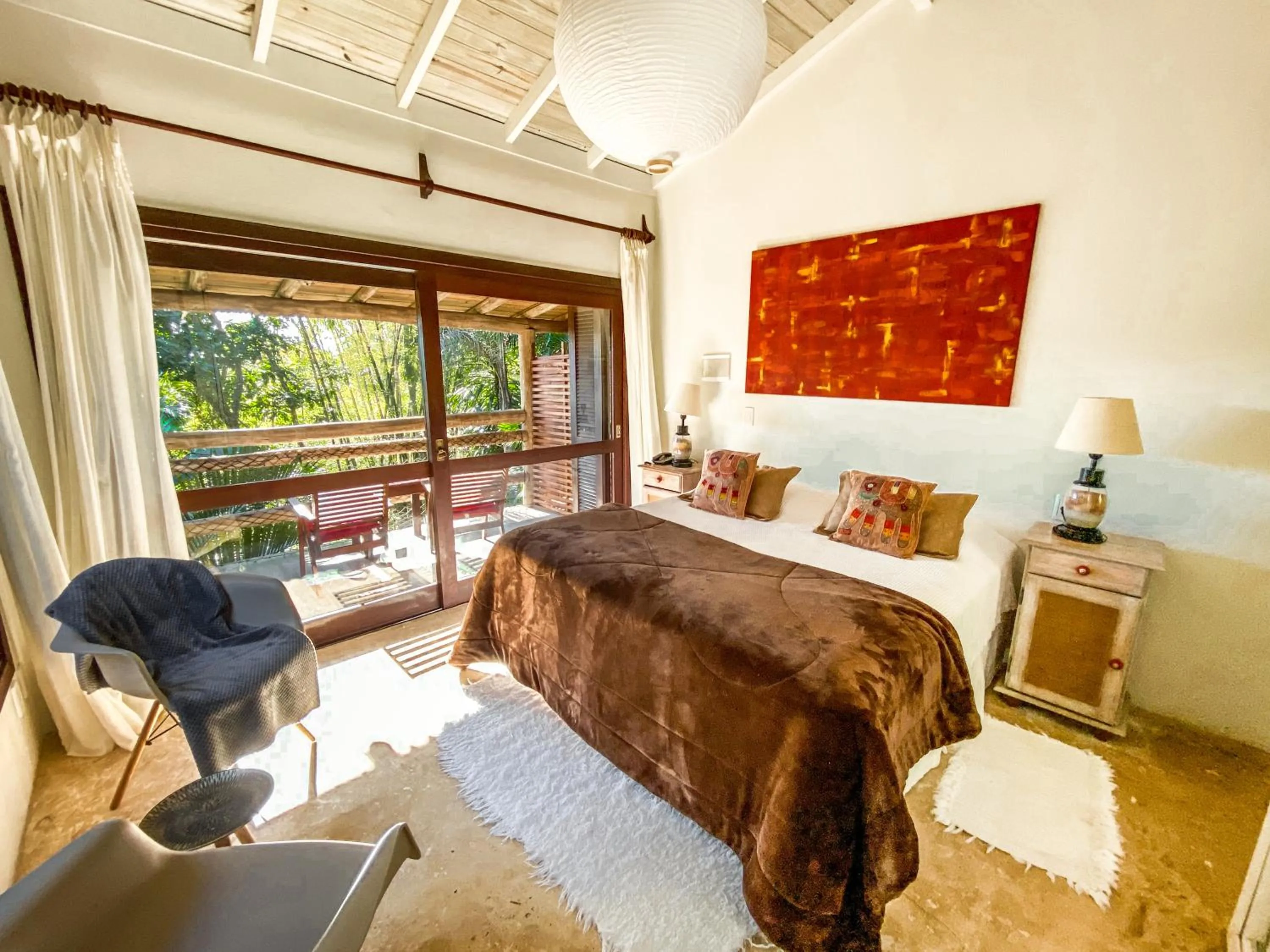 Bed in Morada da Praia do Rosa Pousada