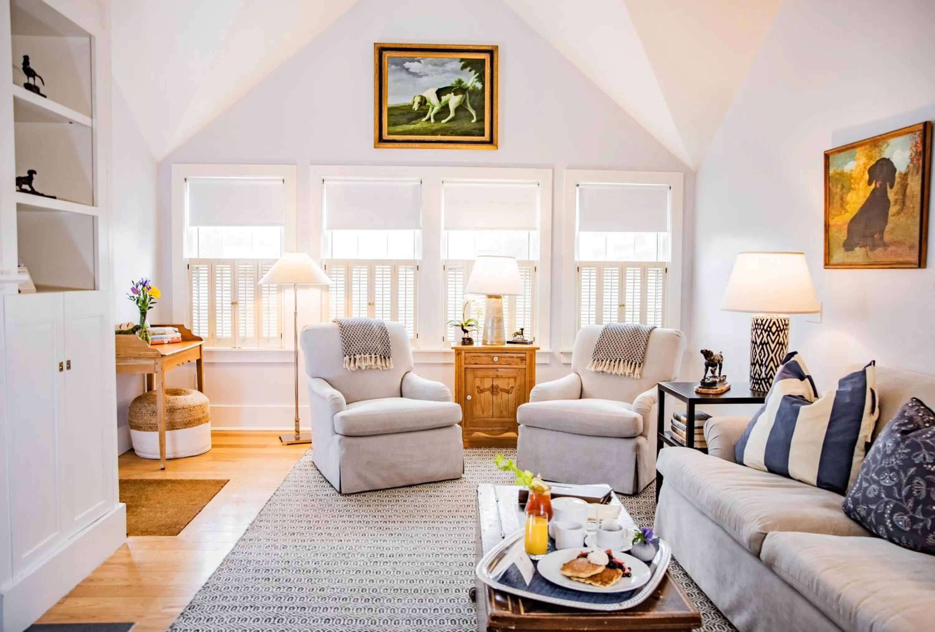 Seating area in The Wauwinet Nantucket