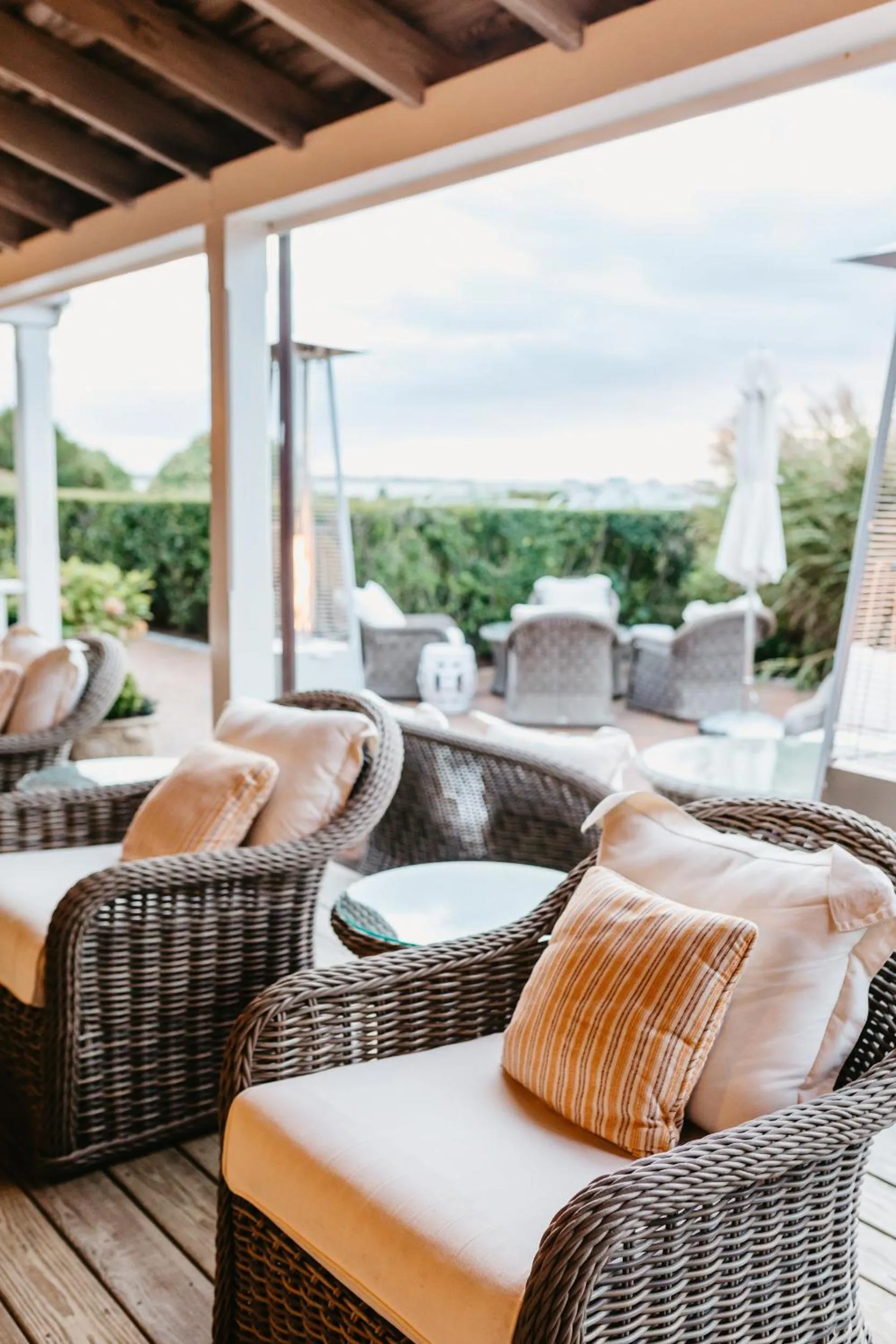 Patio in The Wauwinet Nantucket