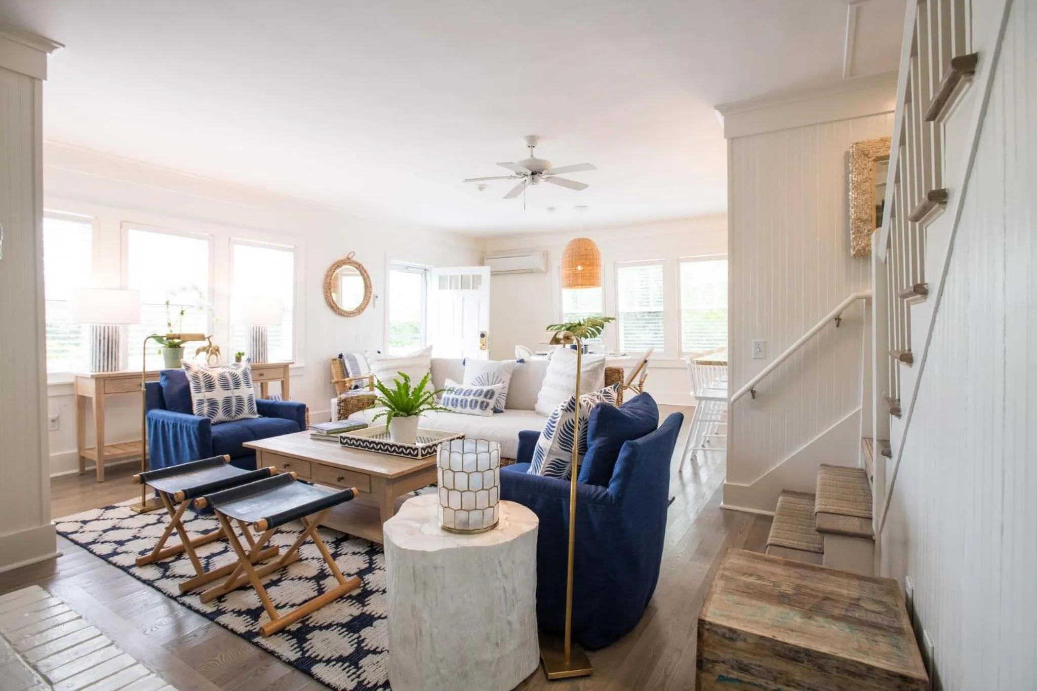 Living room in The Wauwinet Nantucket