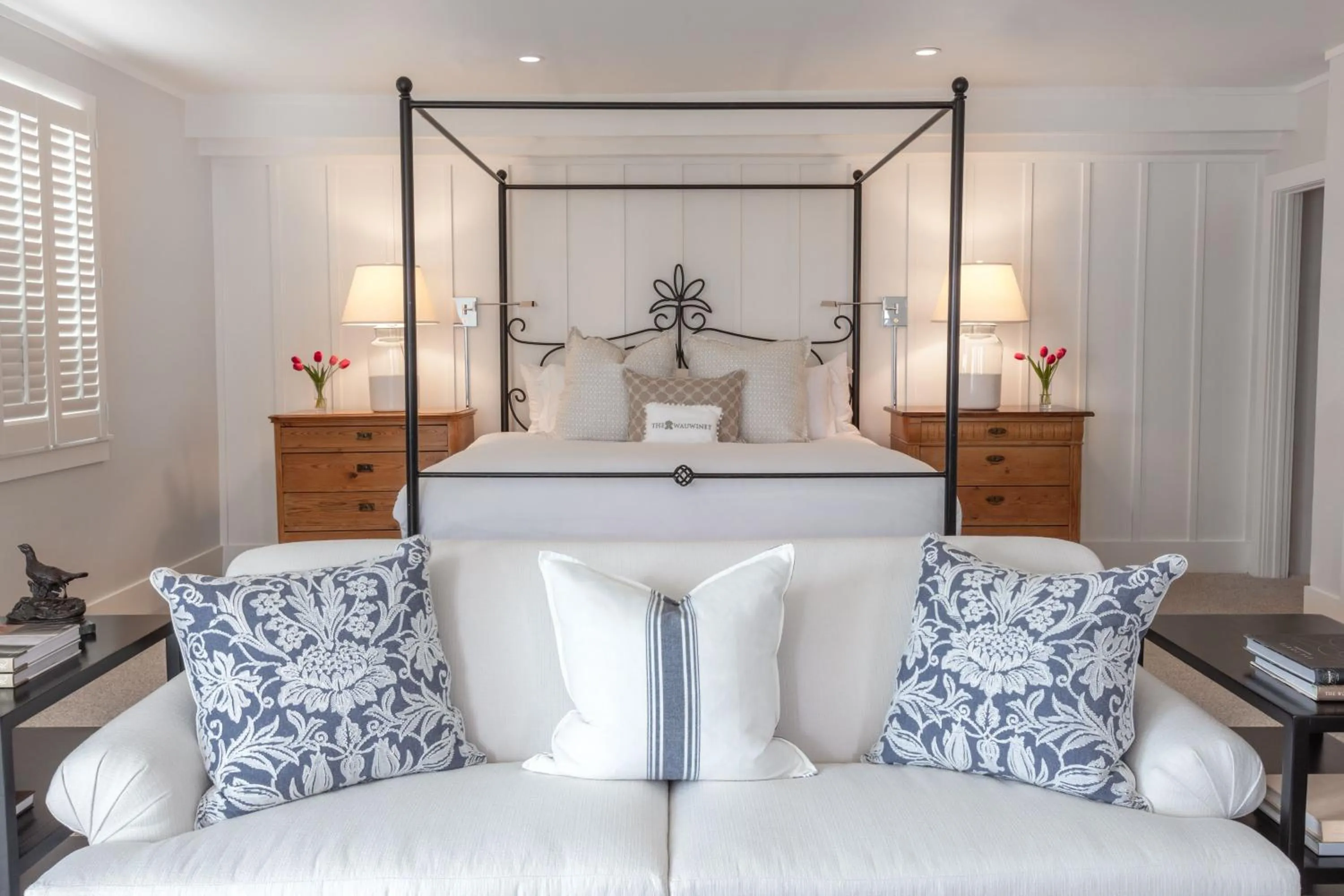 Seating area in The Wauwinet Nantucket