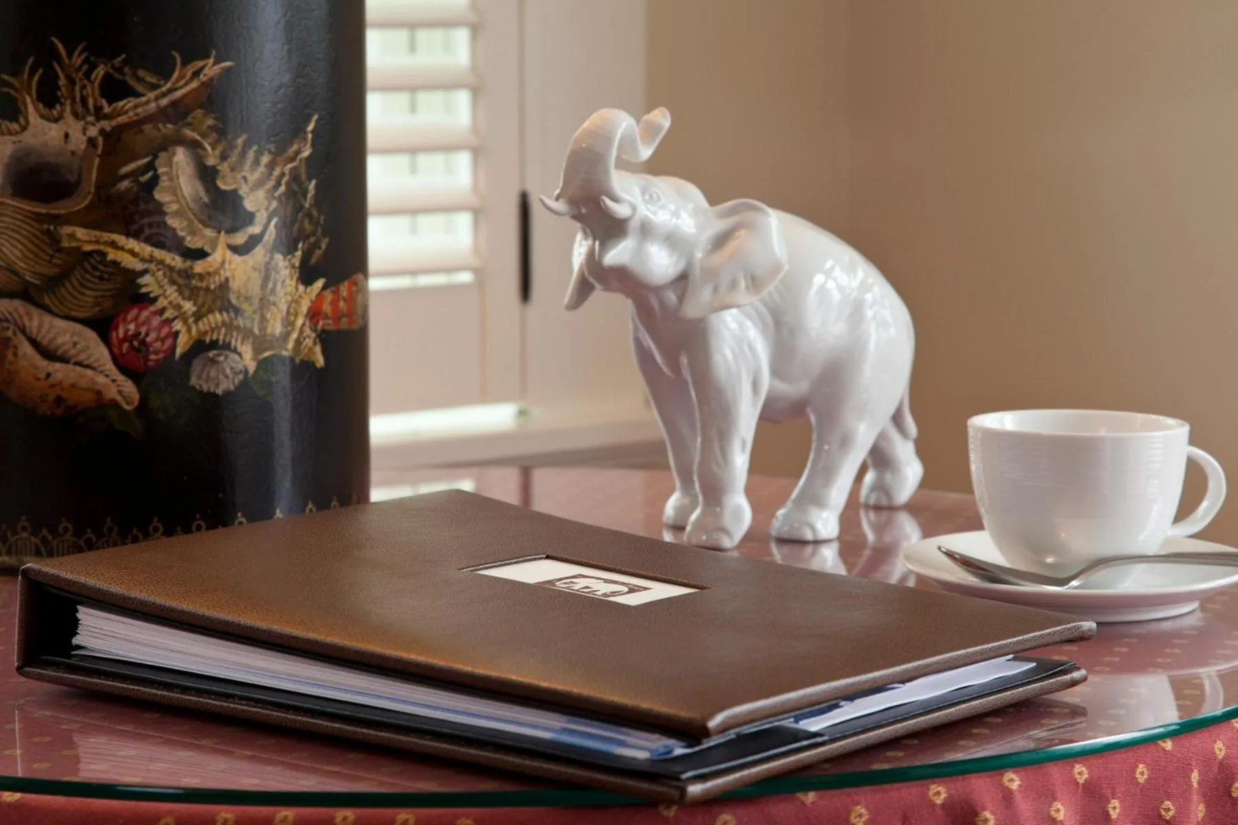 Decorative detail in White Elephant Hotel