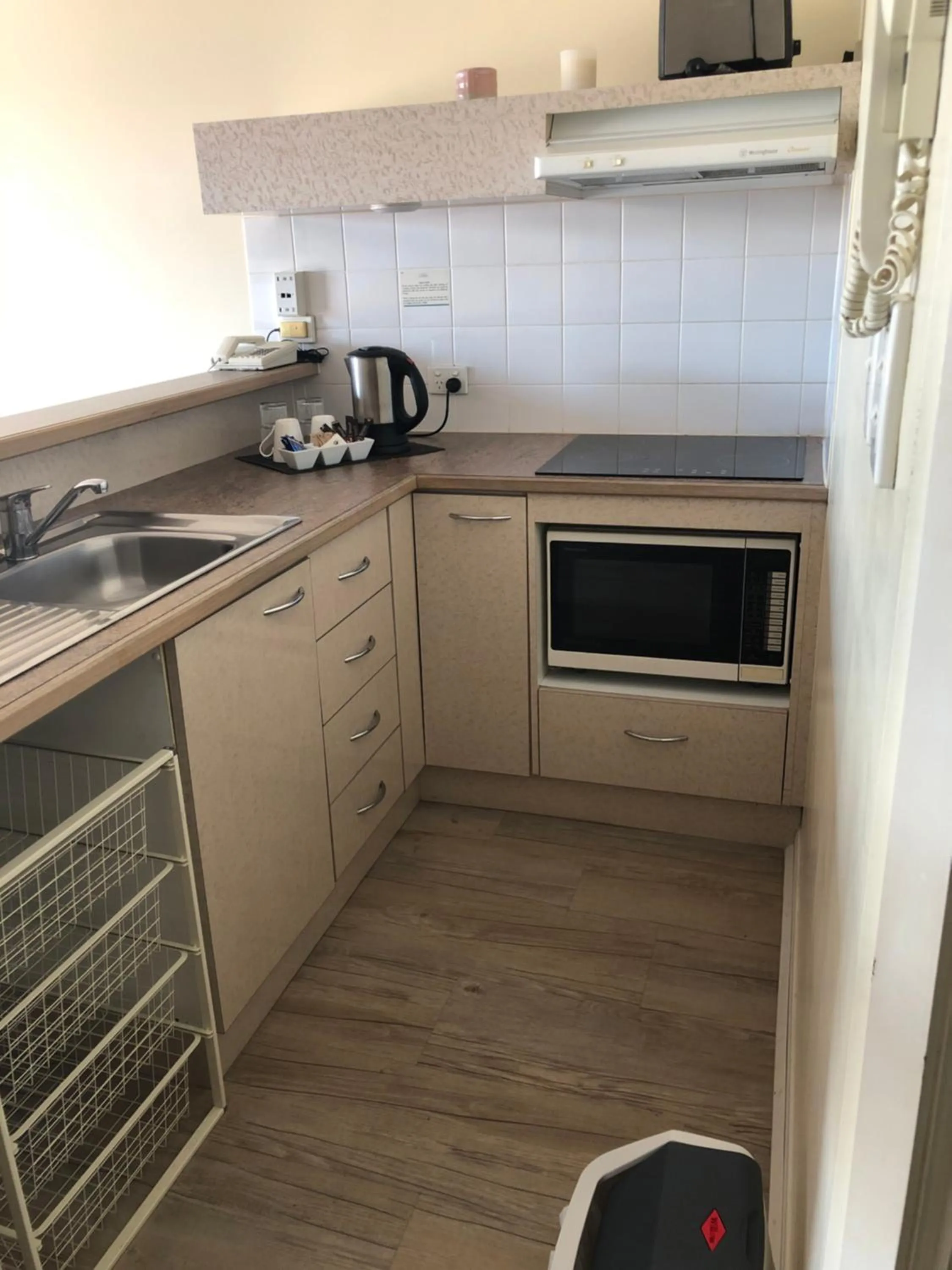 Kitchen or kitchenette in Il Centro Apartment Hotel