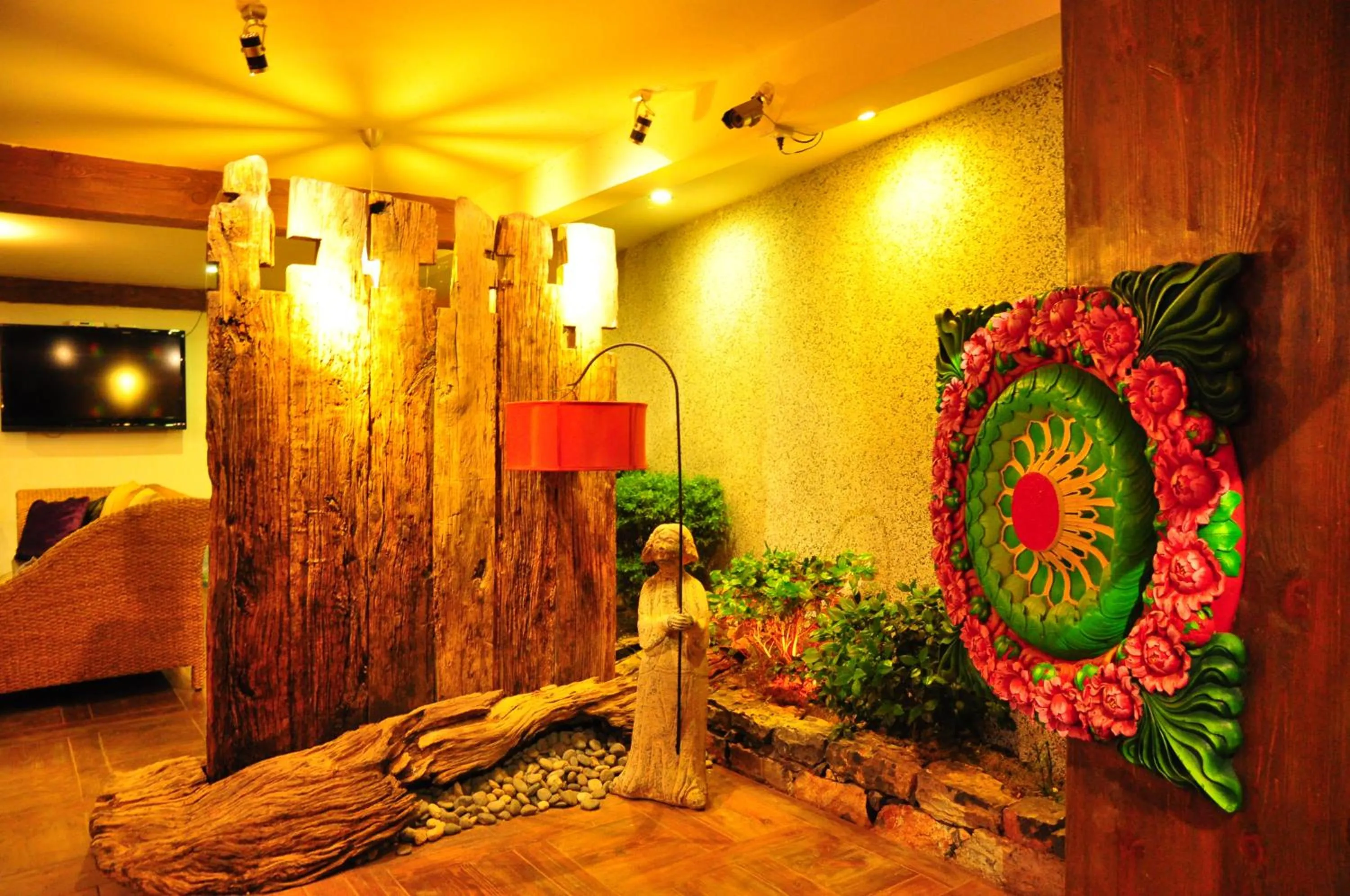 Lobby or reception in Lijiang Merry Inn