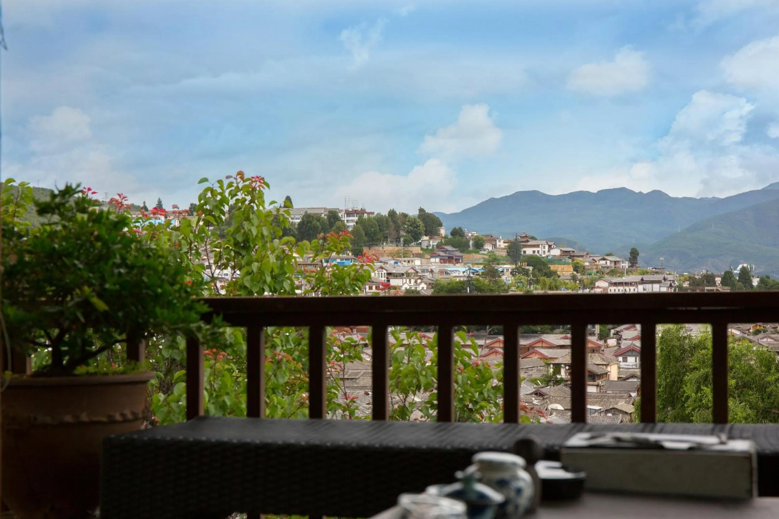 Bird's eye view in Lijiang Merry Inn