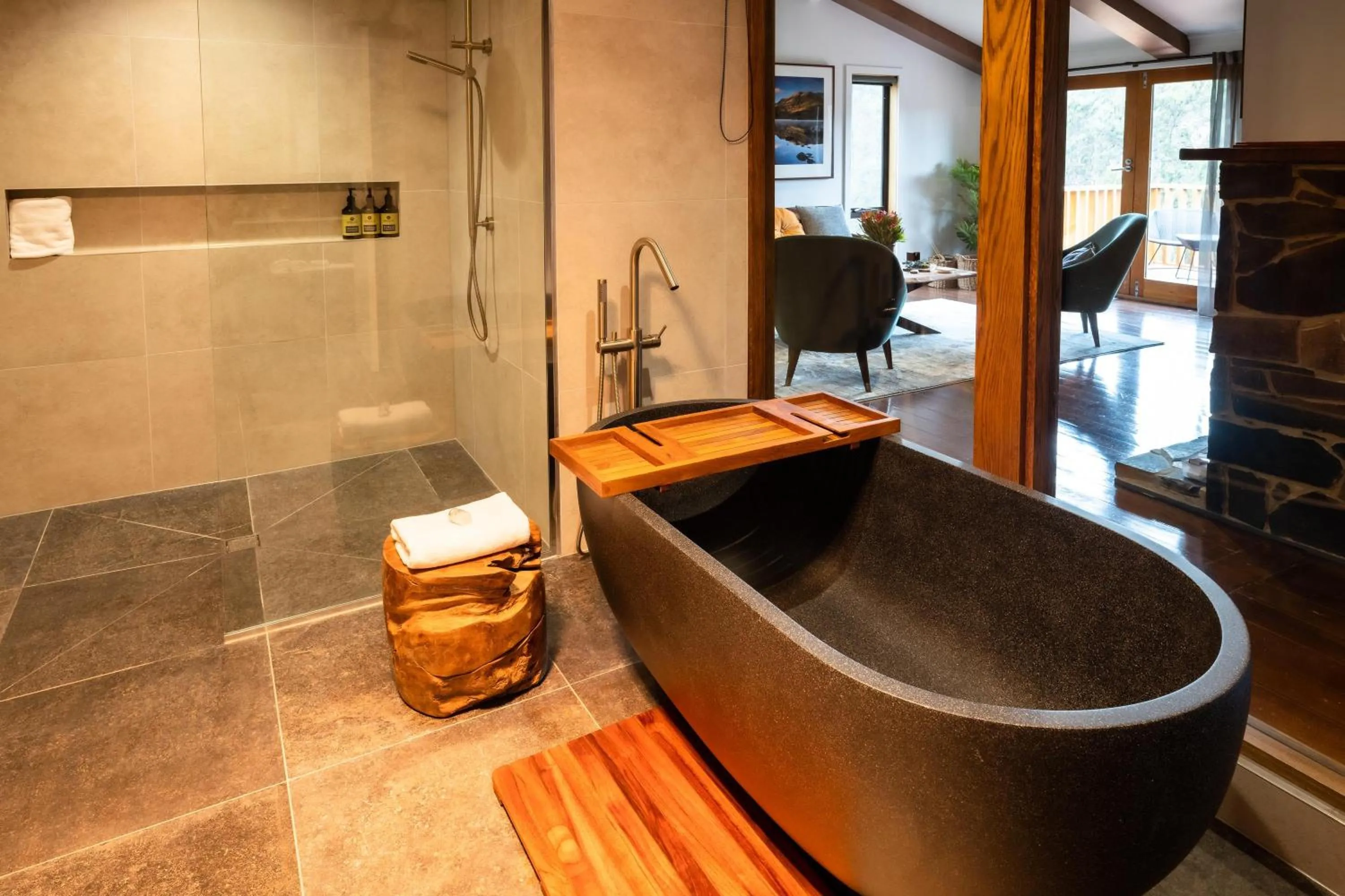 Bathroom in Peppers Cradle Mountain Lodge