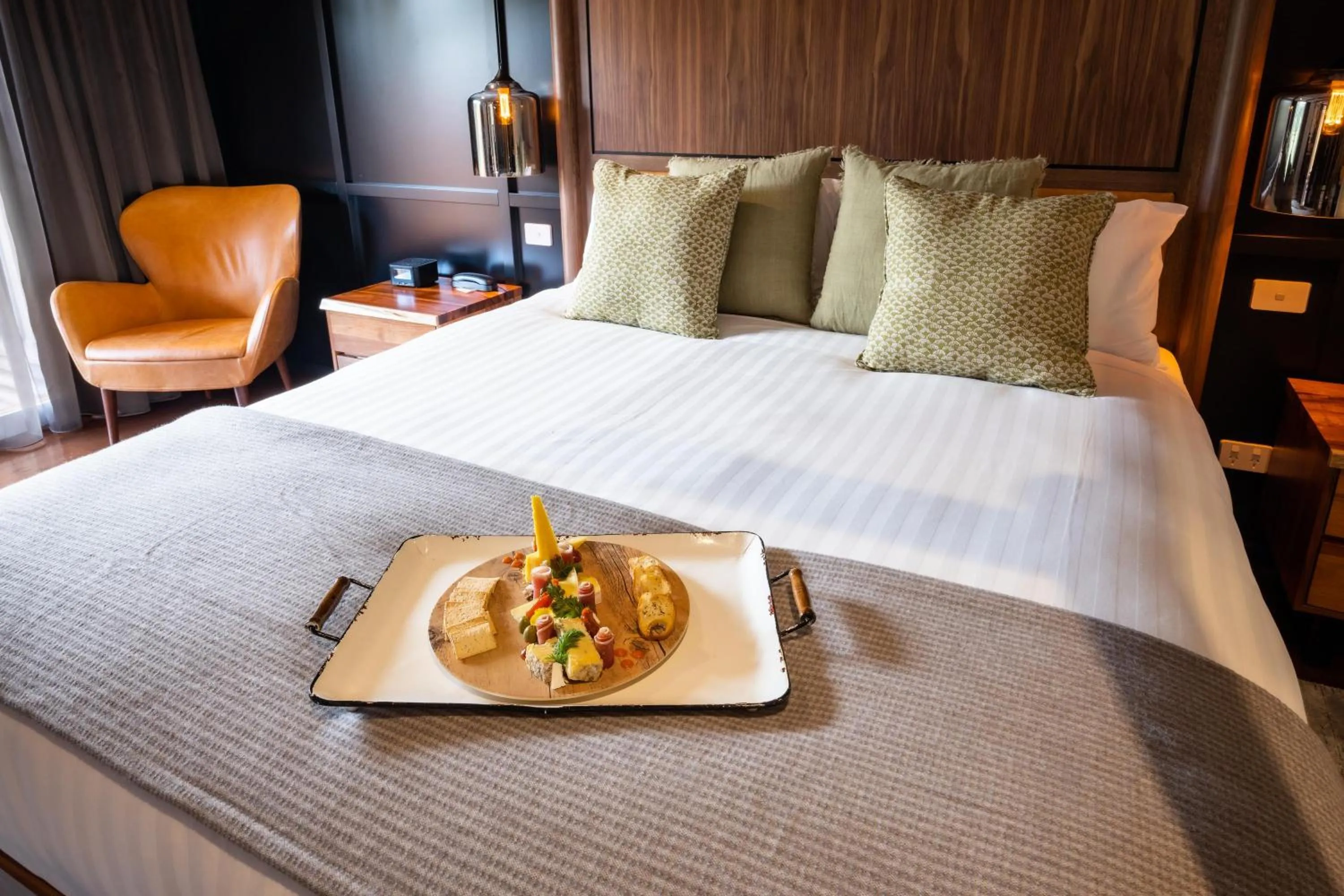 Bed in Peppers Cradle Mountain Lodge