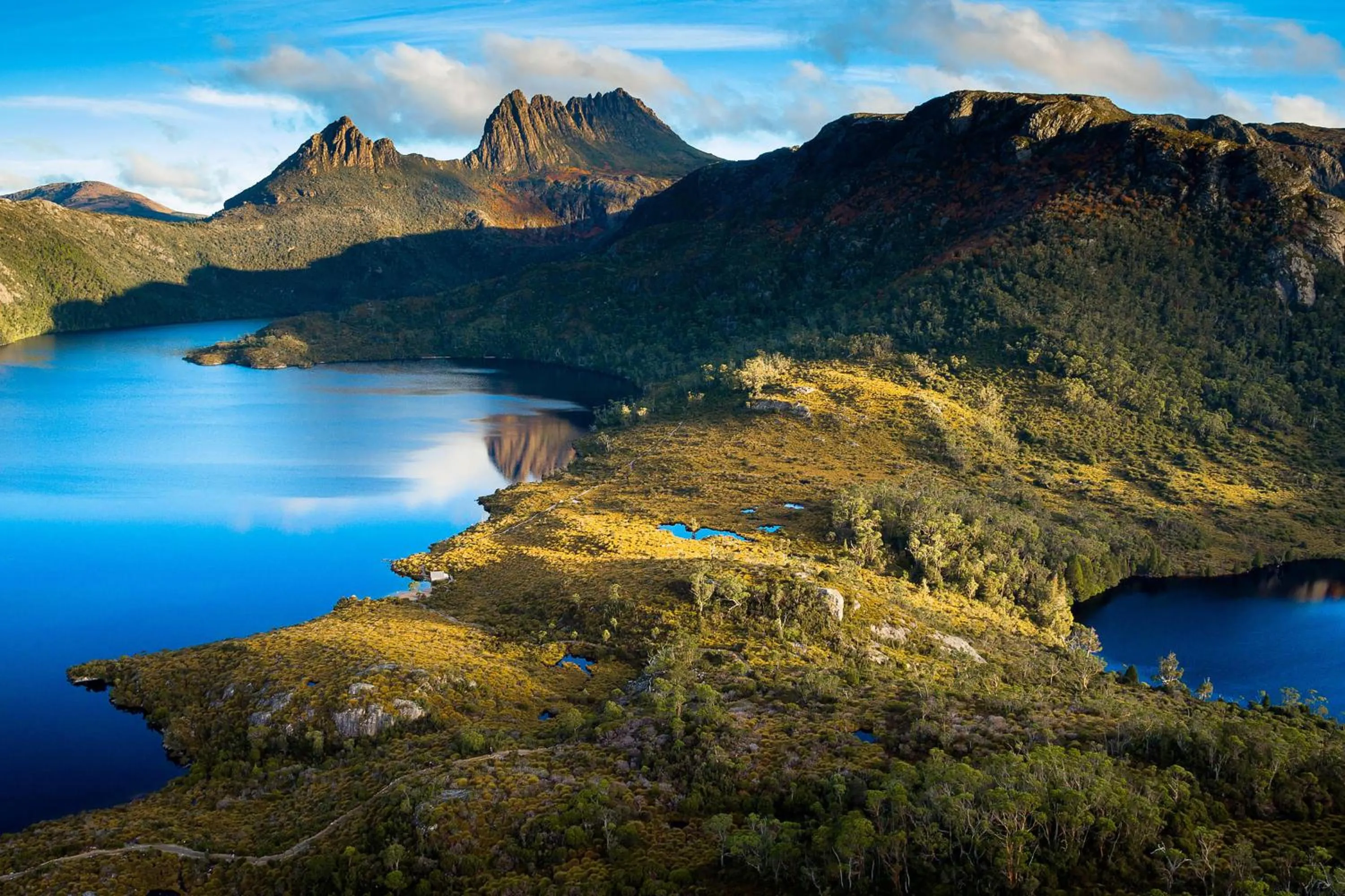 Natural landscape in Peppers Cradle Mountain Lodge