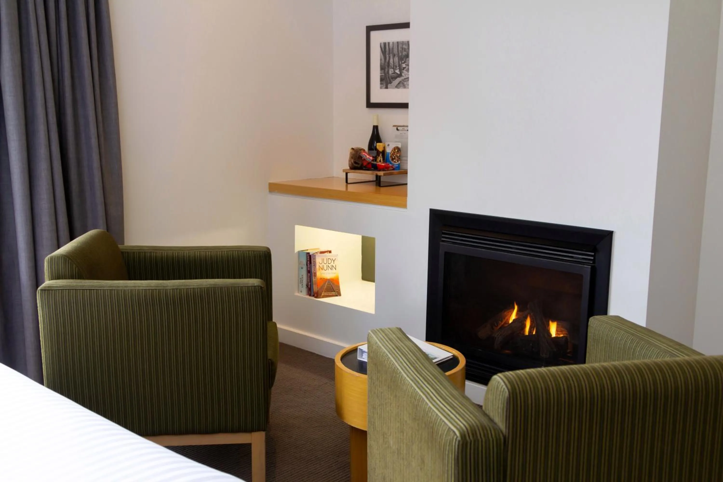 Living room in Peppers Cradle Mountain Lodge