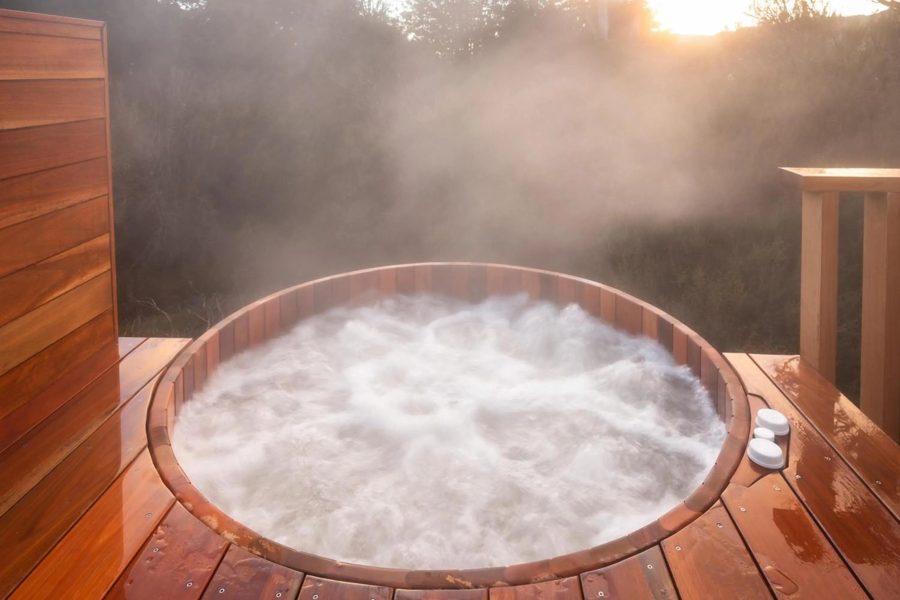 Hot Tub in Peppers Cradle Mountain Lodge