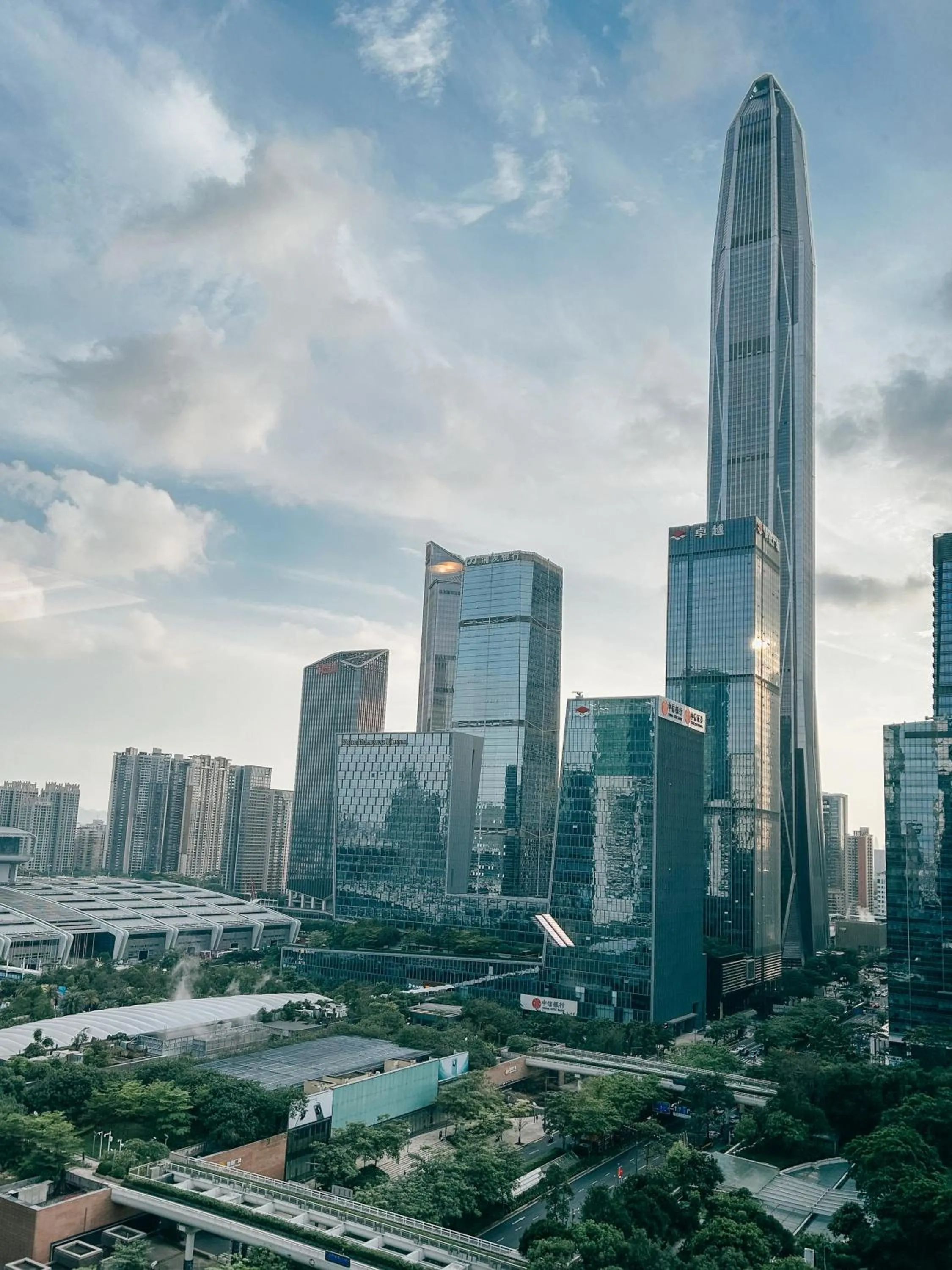 City view in Sheraton Shenzhen Futian Hotel