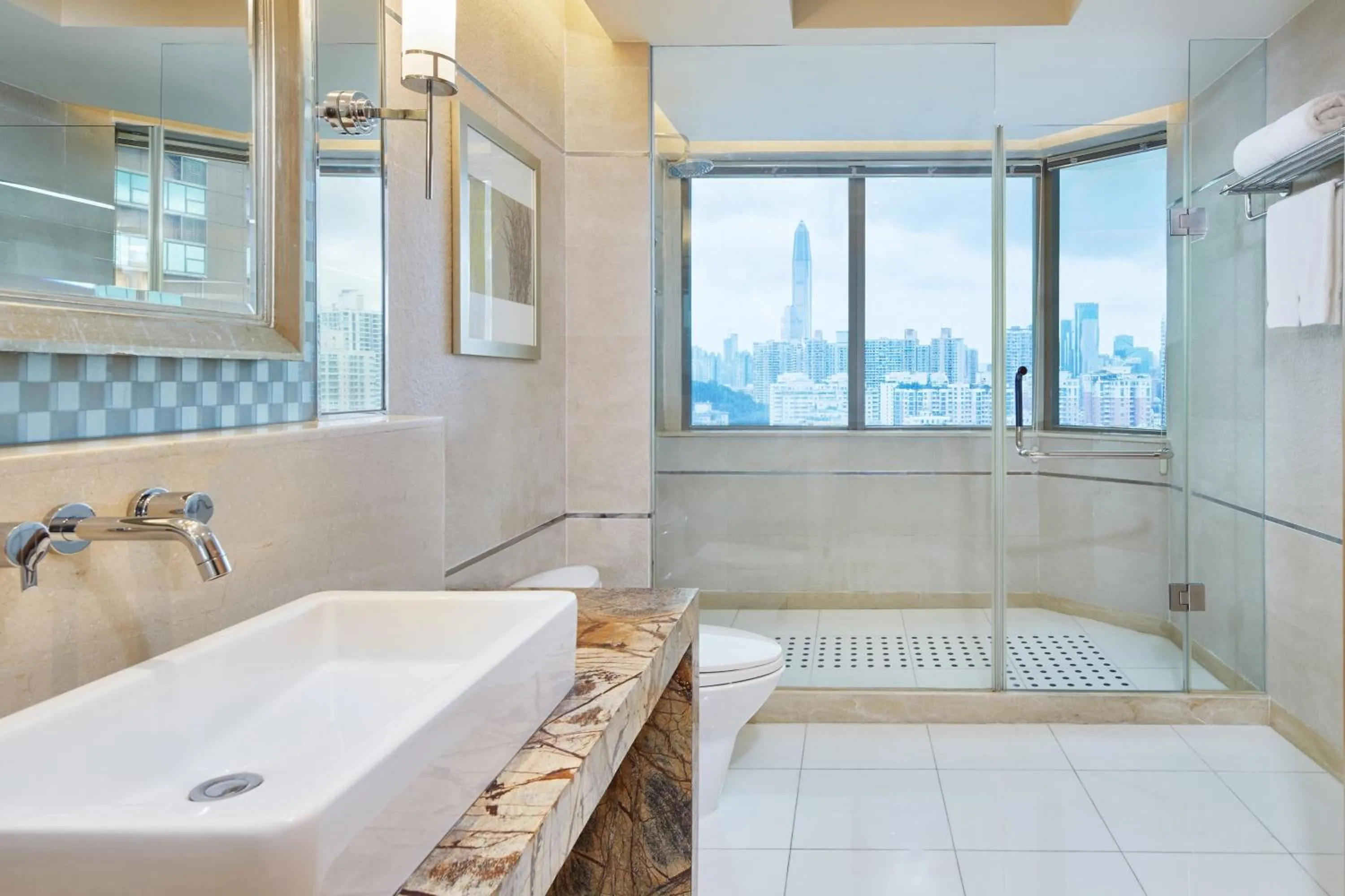 Bathroom in Four Points by Sheraton Shenzhen