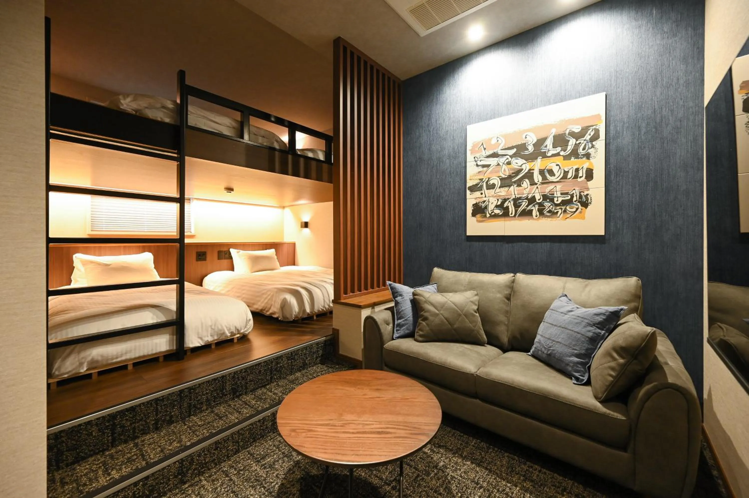 Bed in Hotel A'bant Shizuoka