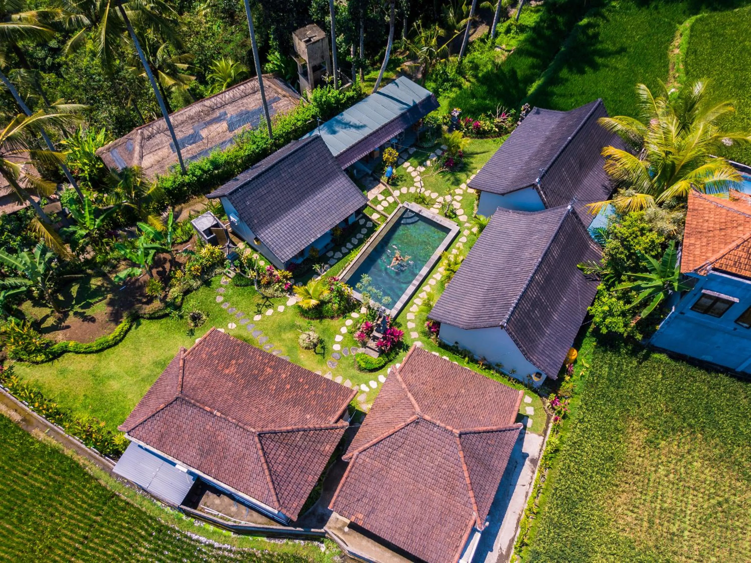 Bird's eye view in Buda Cottage Ubud