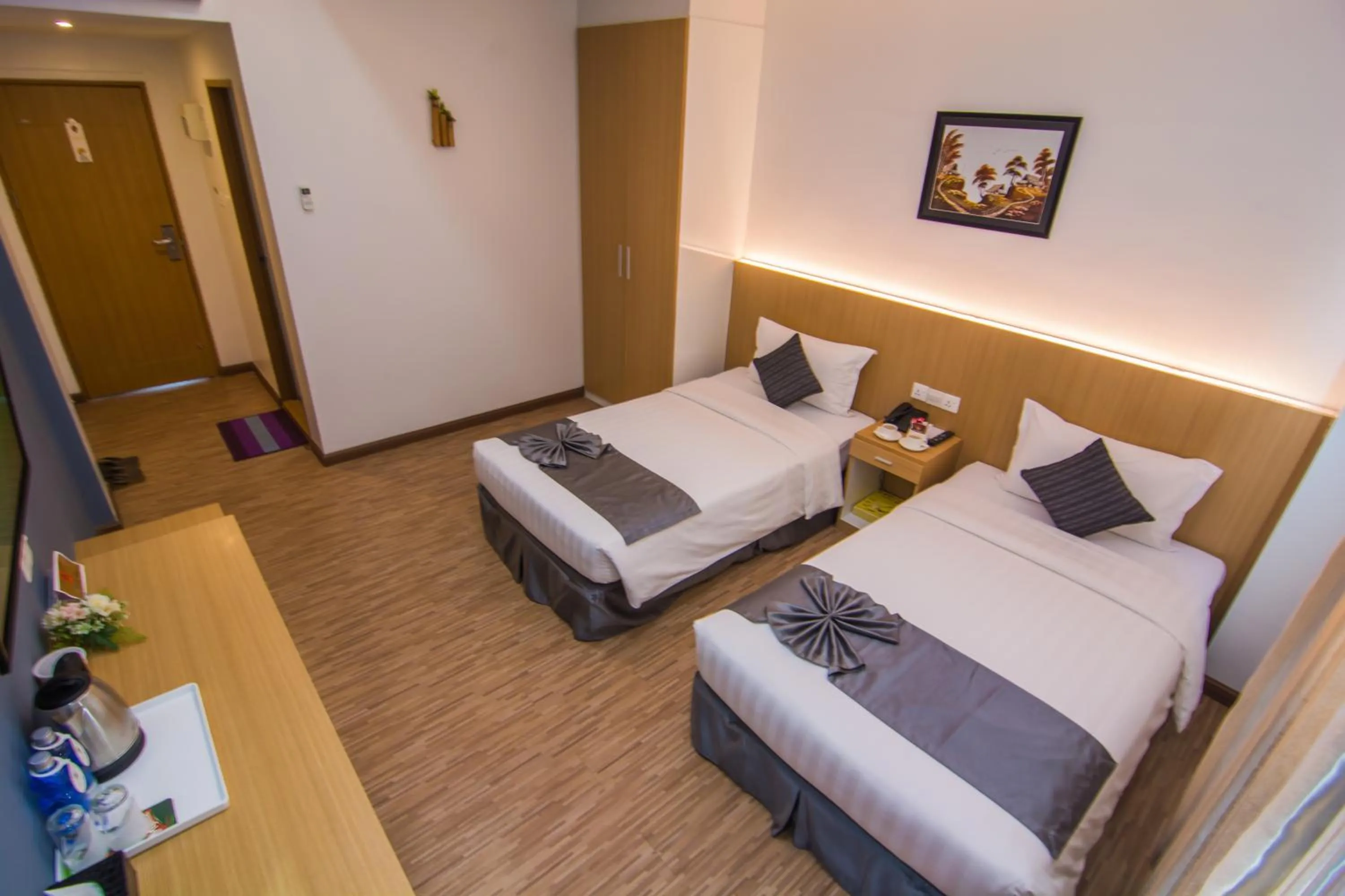 Bed in Botahtaung Hotel