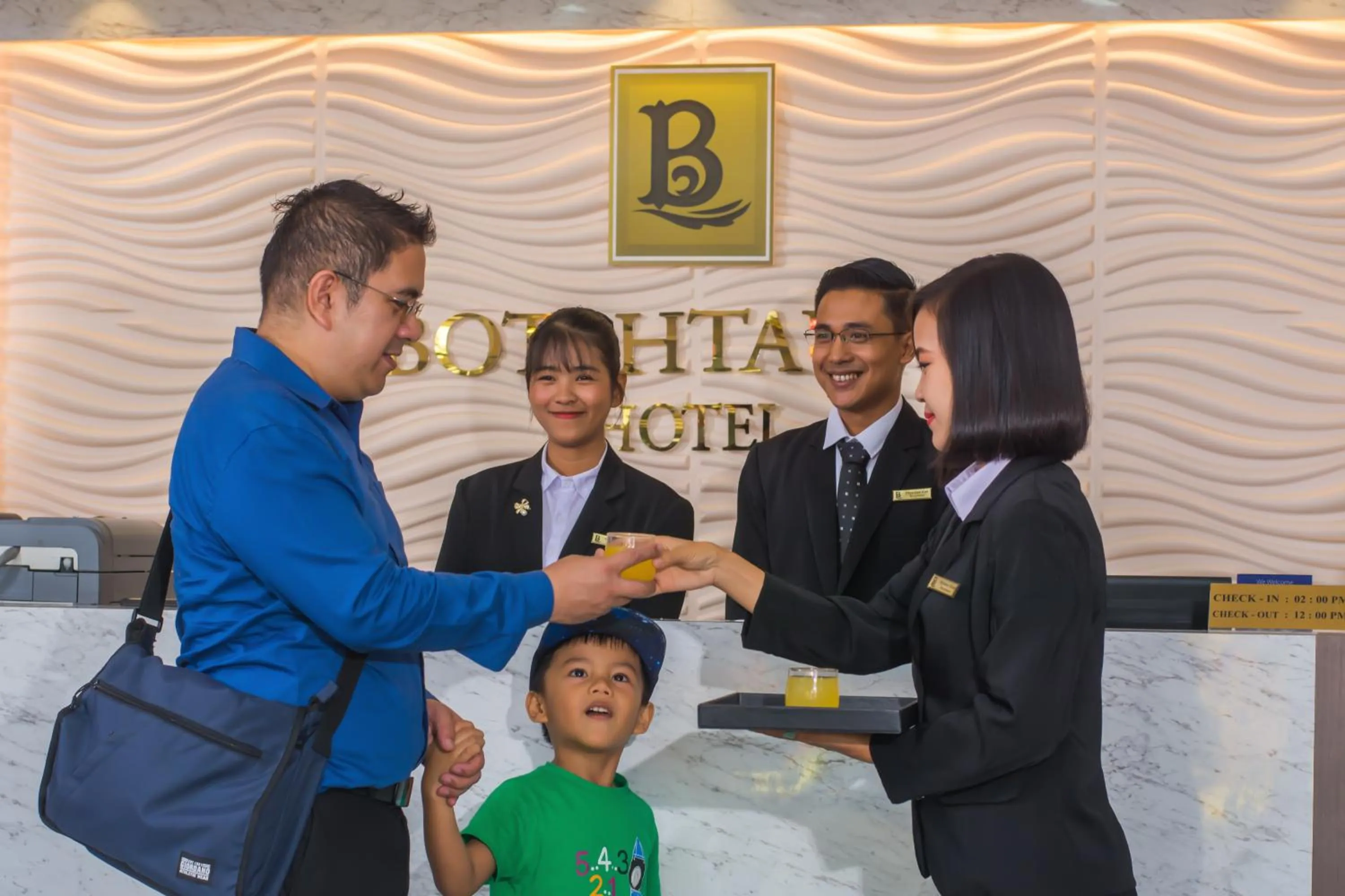 People in Botahtaung Hotel