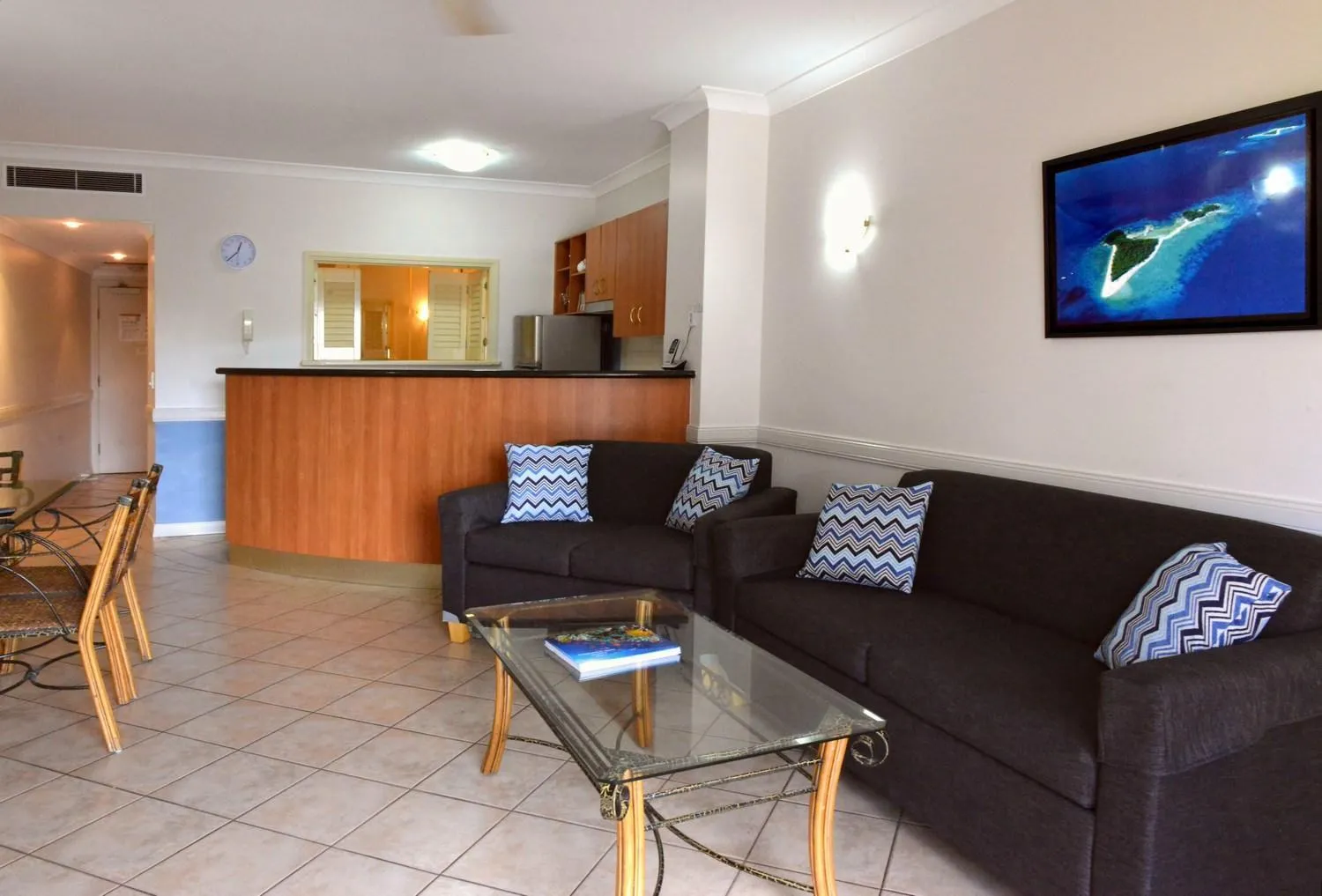 Living room in Waterfront Terraces