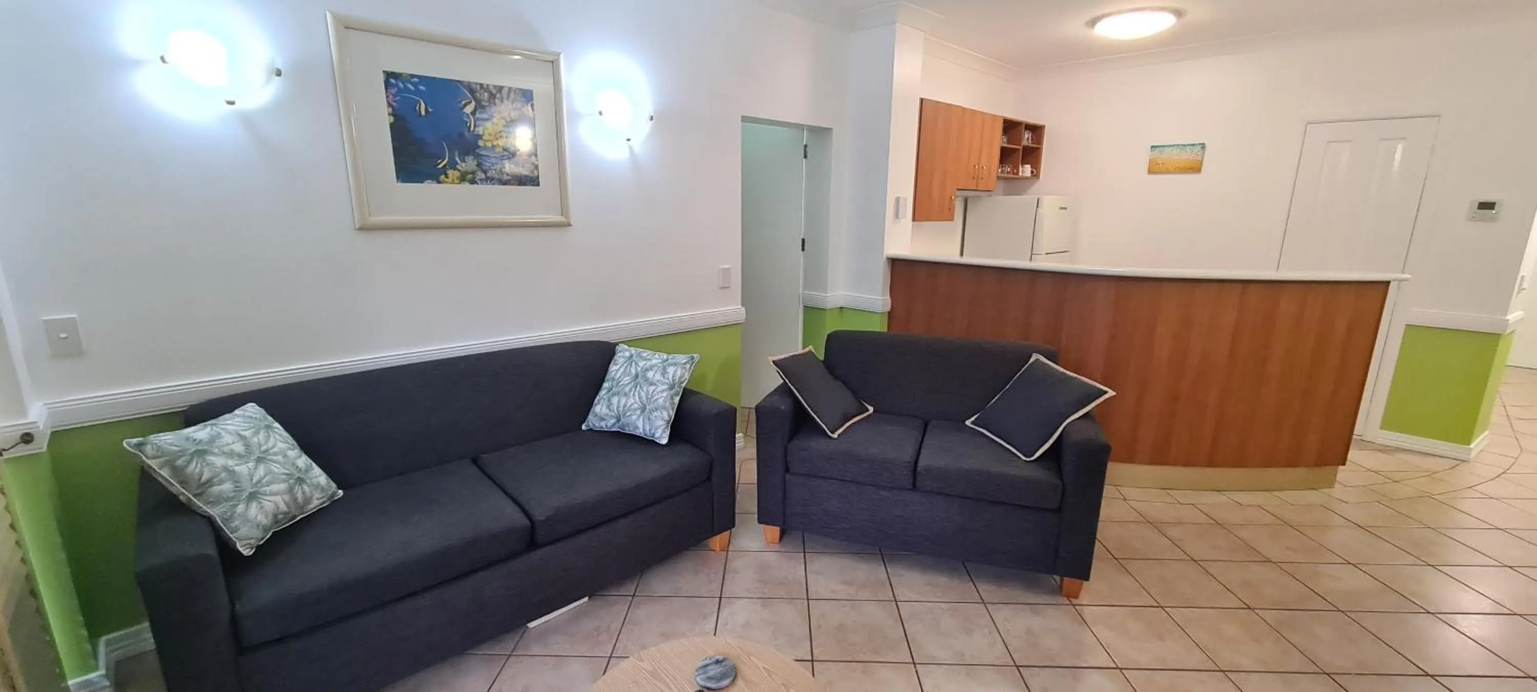 Living room in Waterfront Terraces