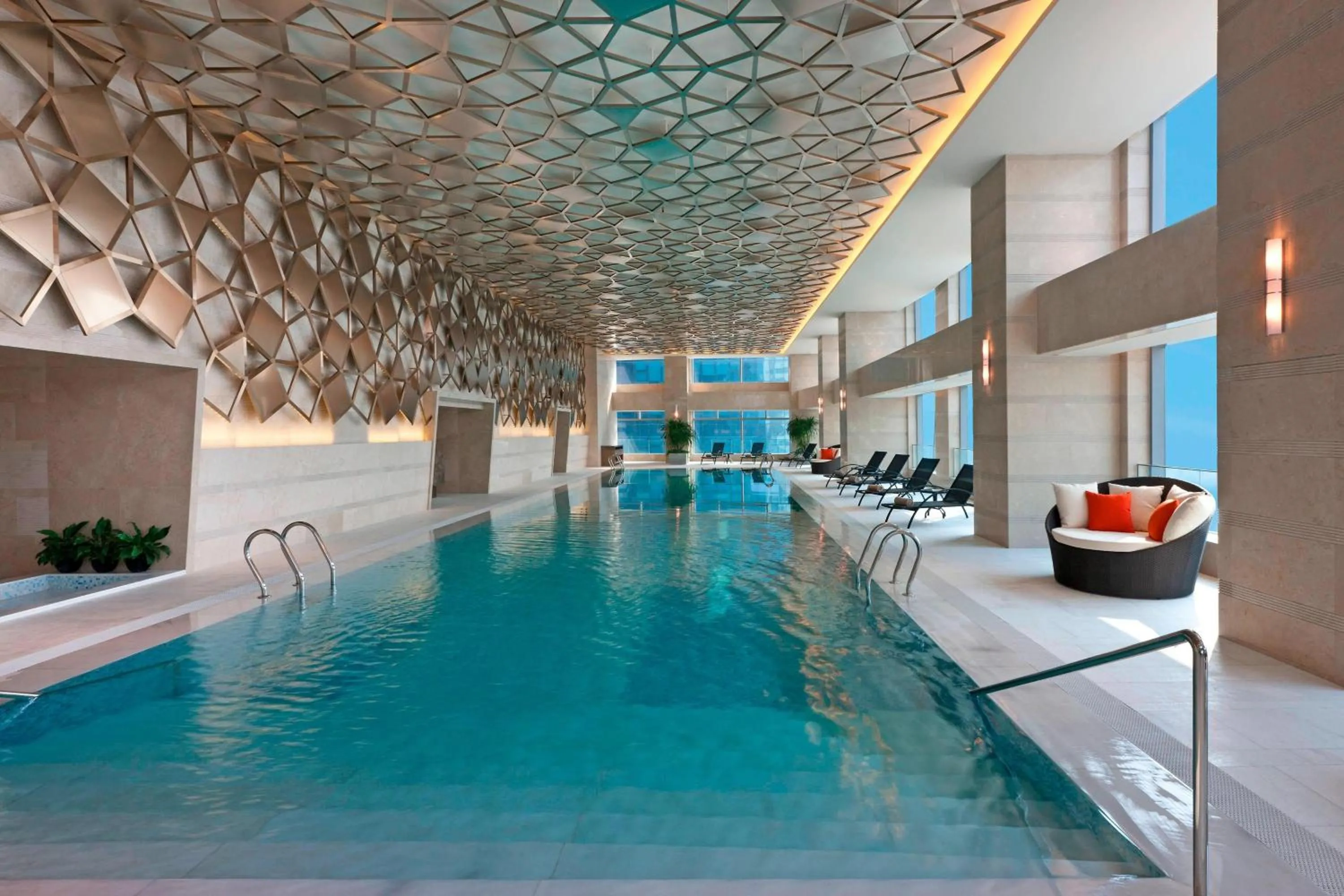 Swimming pool in Sheraton Grand Beijing Dongcheng Hotel