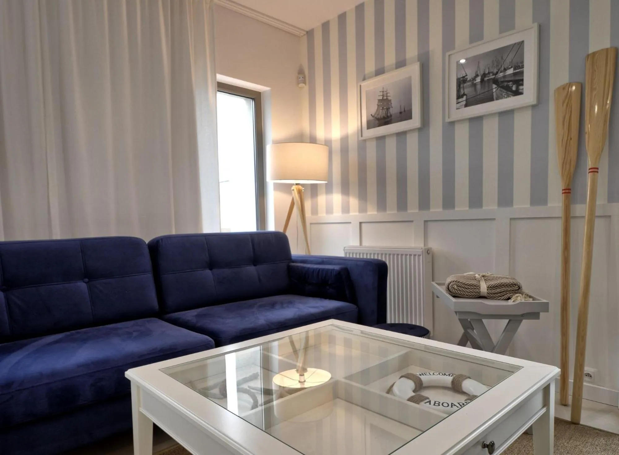 Living room in KOMFORTOWE DOMKI Brzozowa Przystań nad morzem we Władysławowie