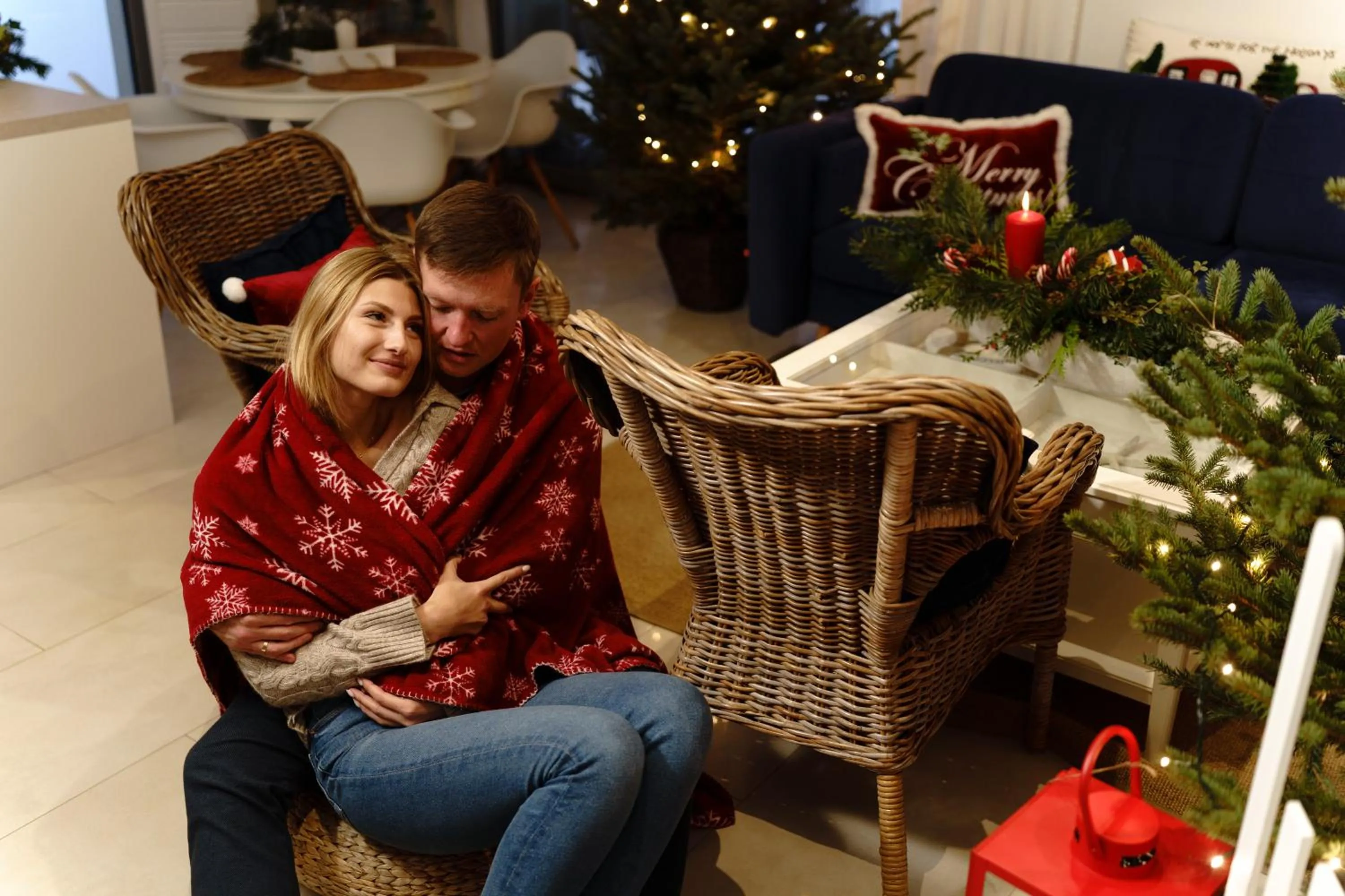 Living room in KOMFORTOWE DOMKI Brzozowa Przystań nad morzem we Władysławowie