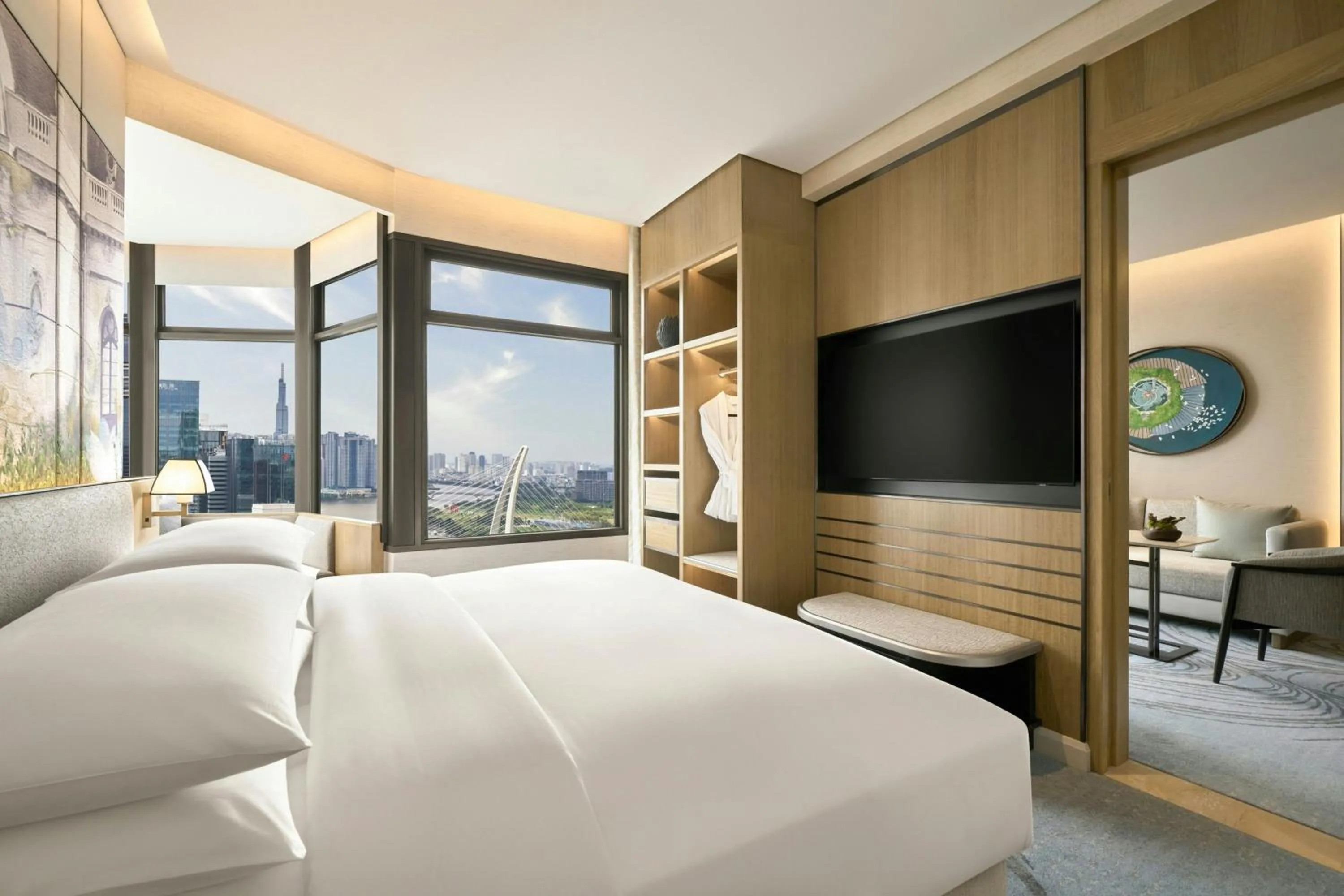 Bedroom, Bed in Sheraton Saigon Grand Opera Hotel