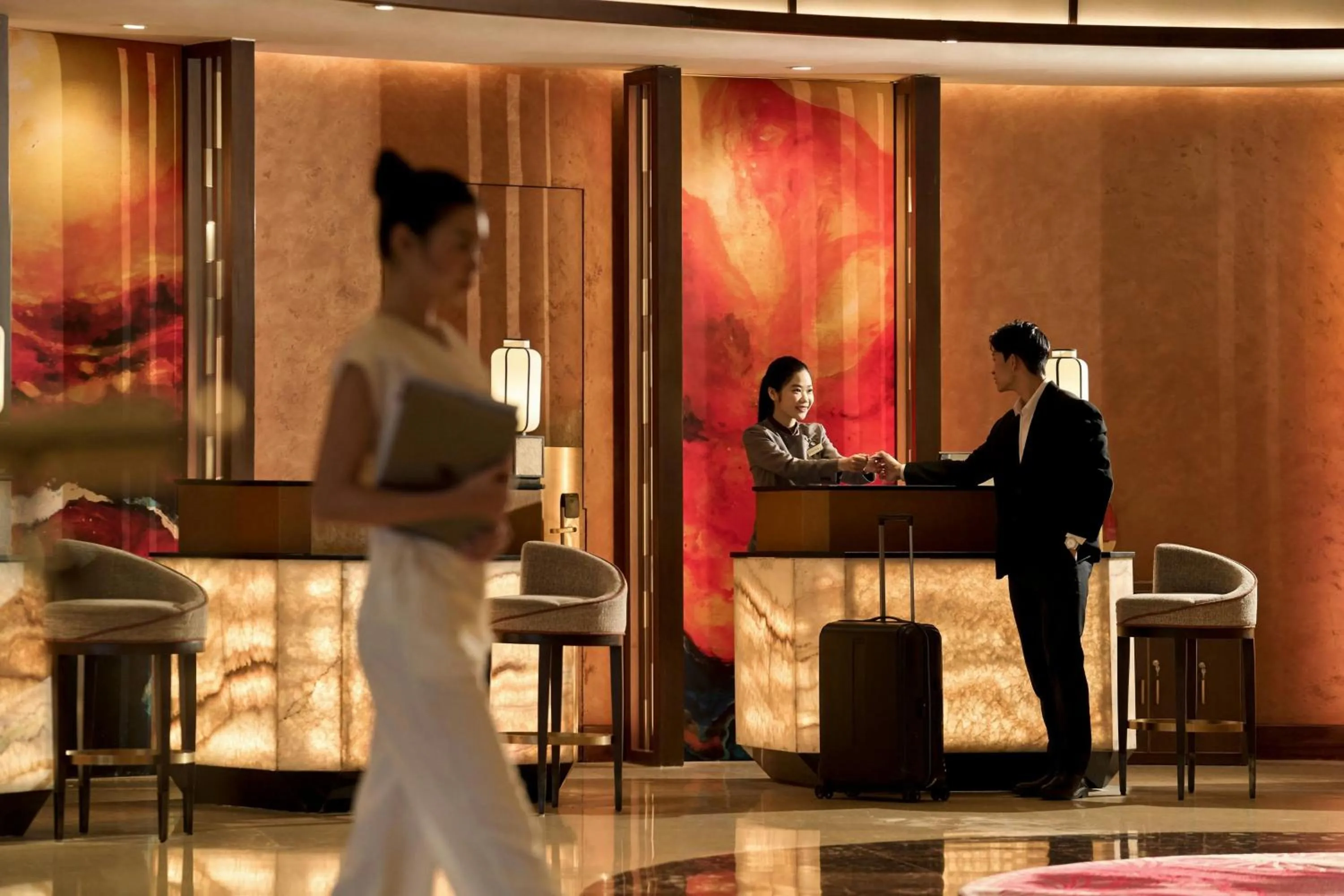 Lobby or reception in Sheraton Saigon Grand Opera Hotel