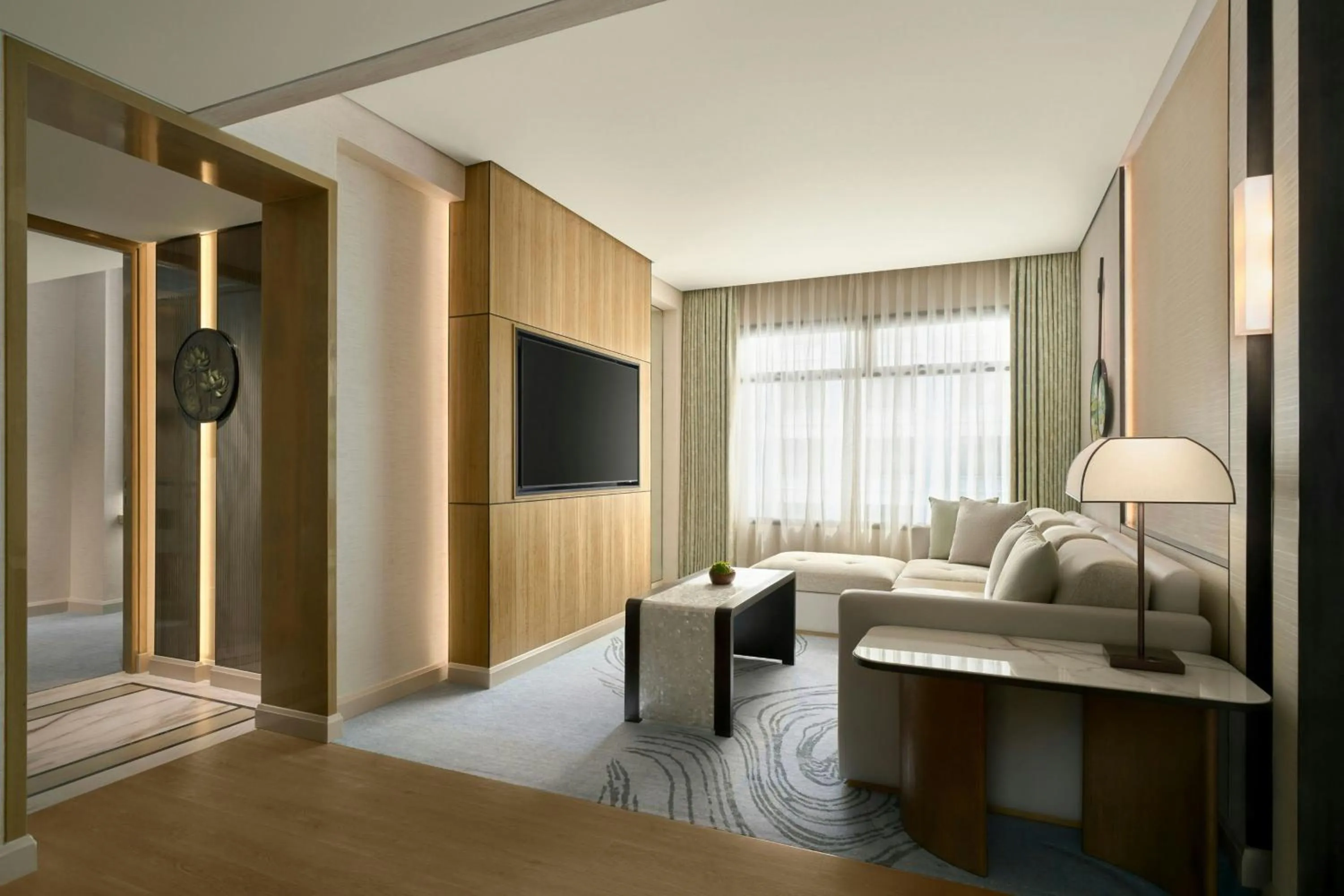 Living room, Bed in Sheraton Saigon Grand Opera Hotel