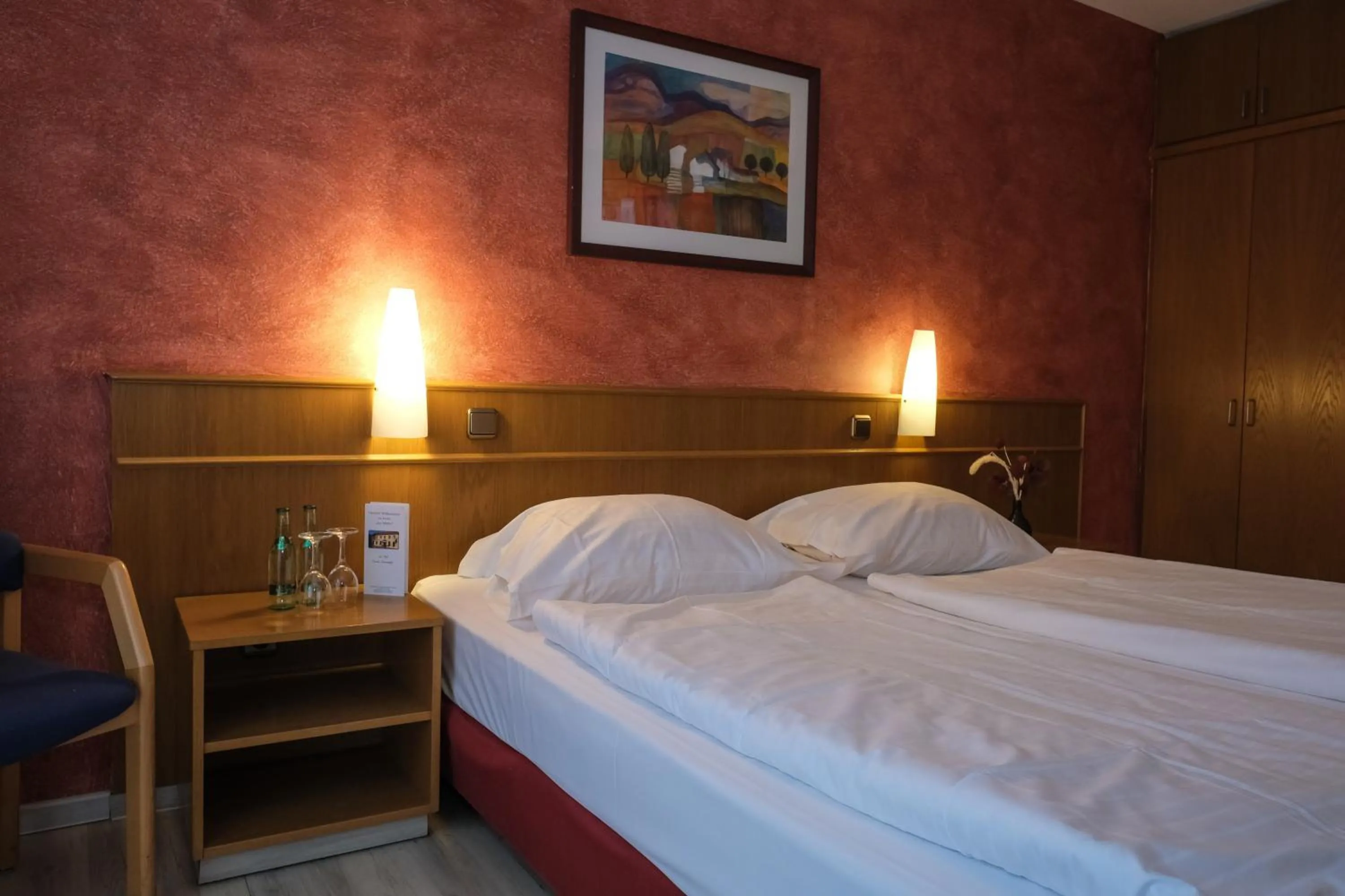 Bed in Hotel-Restaurant Zur Mühle