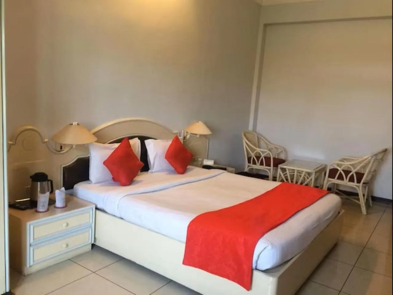 Bed in Park Palace Hotel