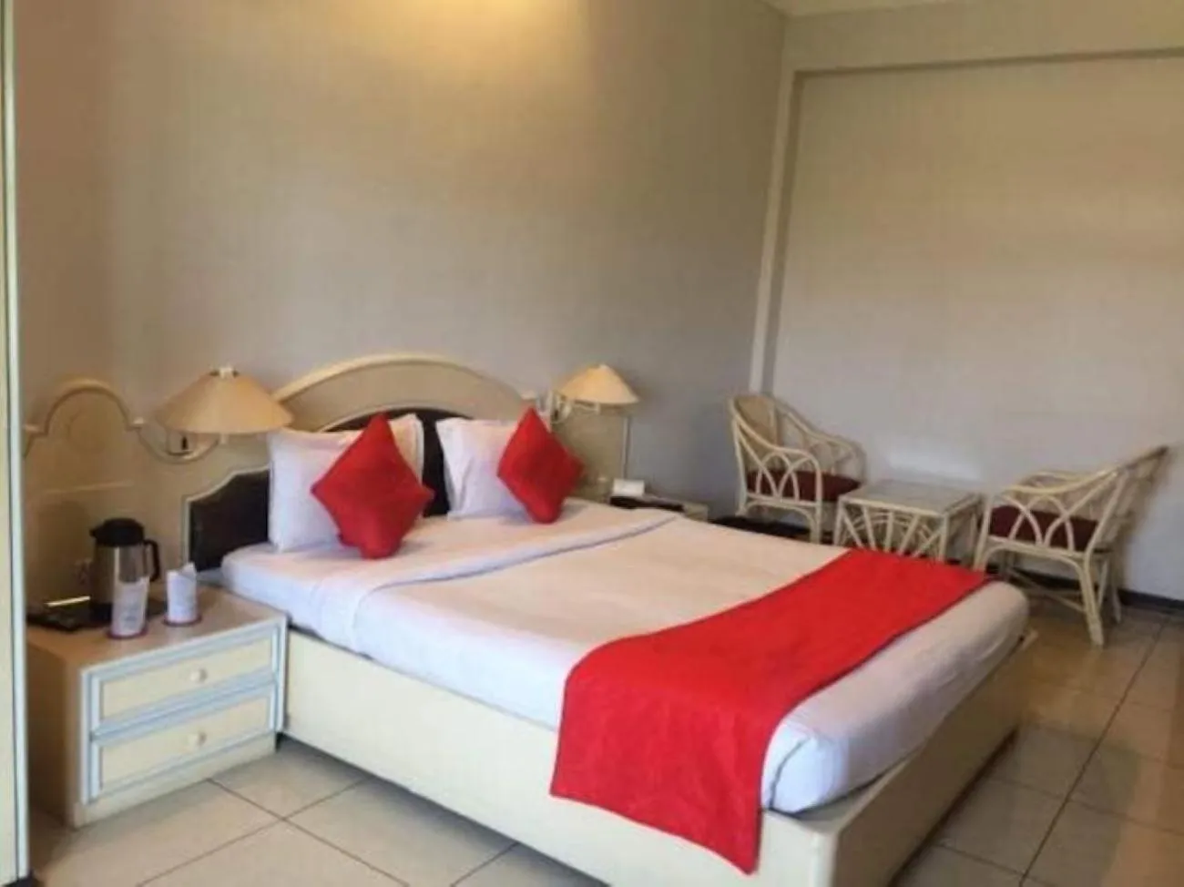 Bed in Park Palace Hotel