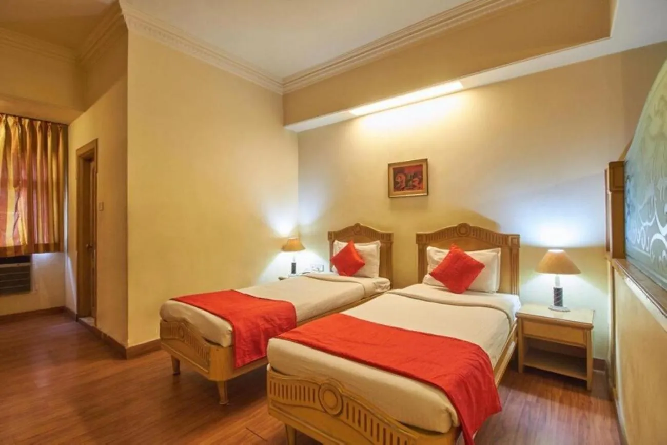 Bed in Park Palace Hotel