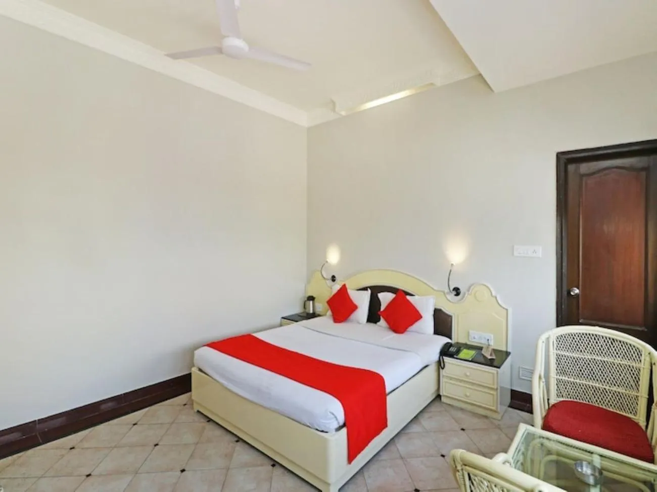 Bedroom, Bed in Park Palace Hotel