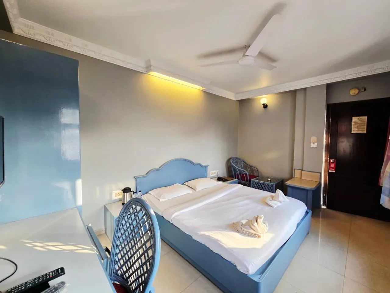 Bedroom, Bed in Park Palace Hotel