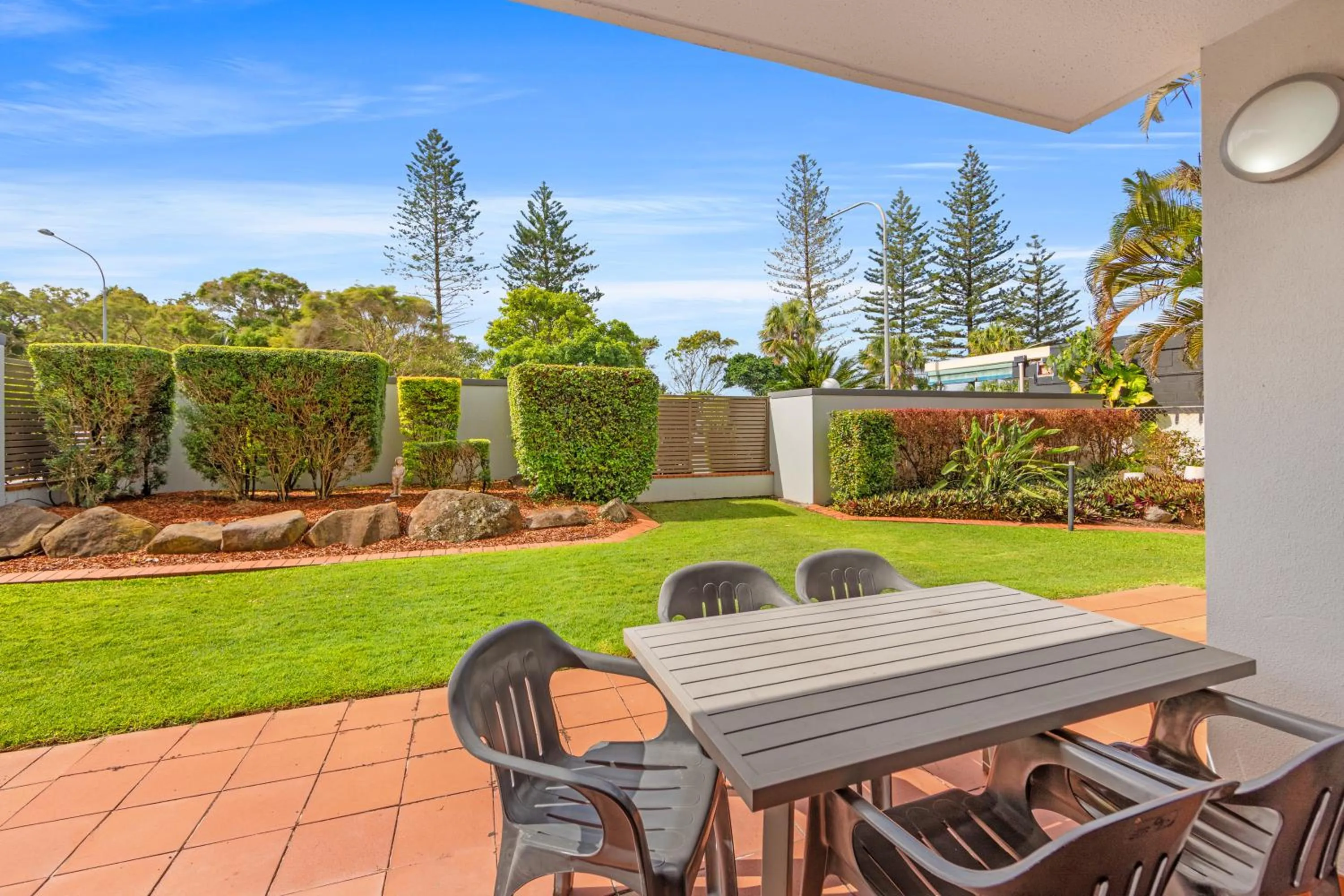 Patio in Windward Apartments