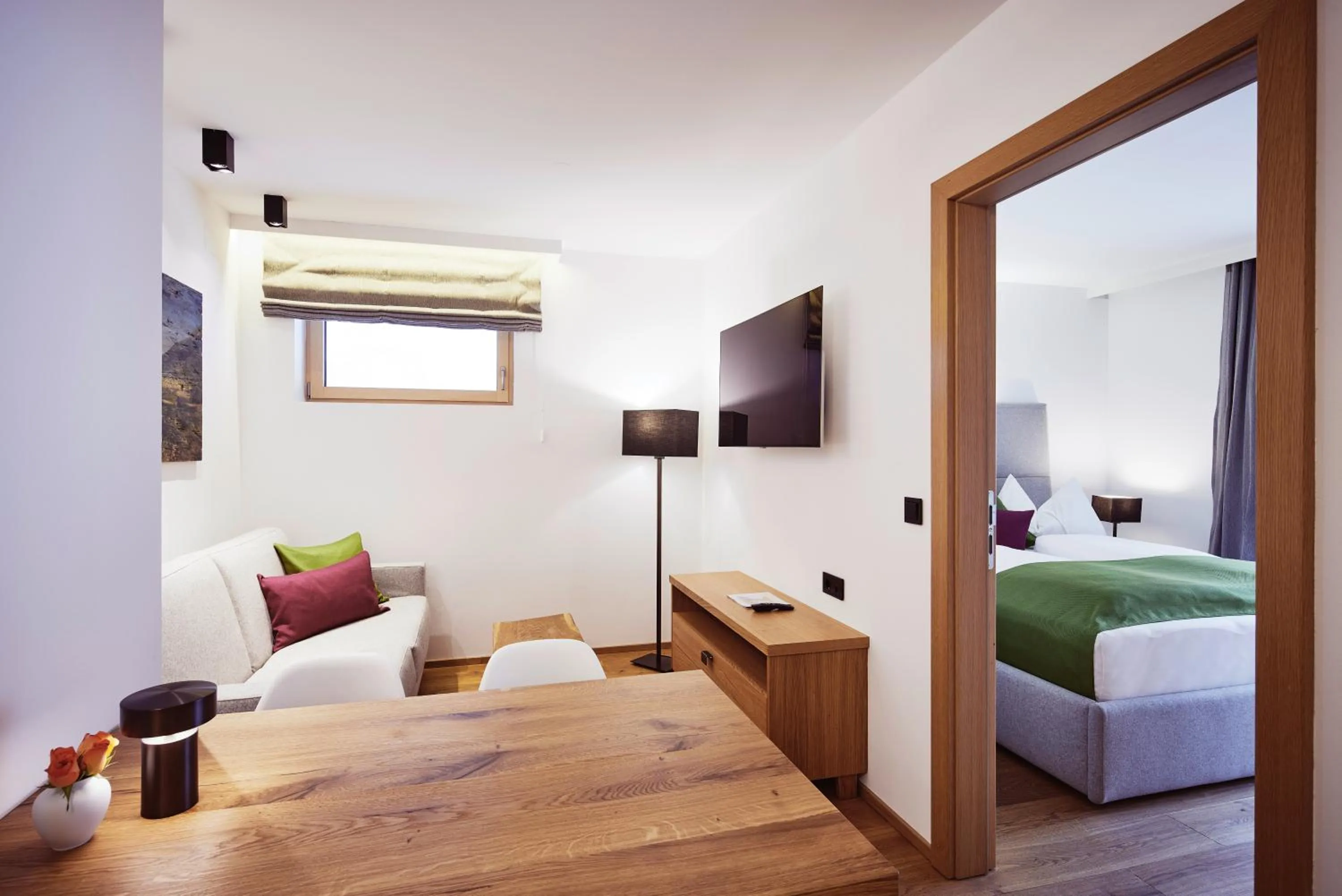 Living room, Bed in Mountain Vita