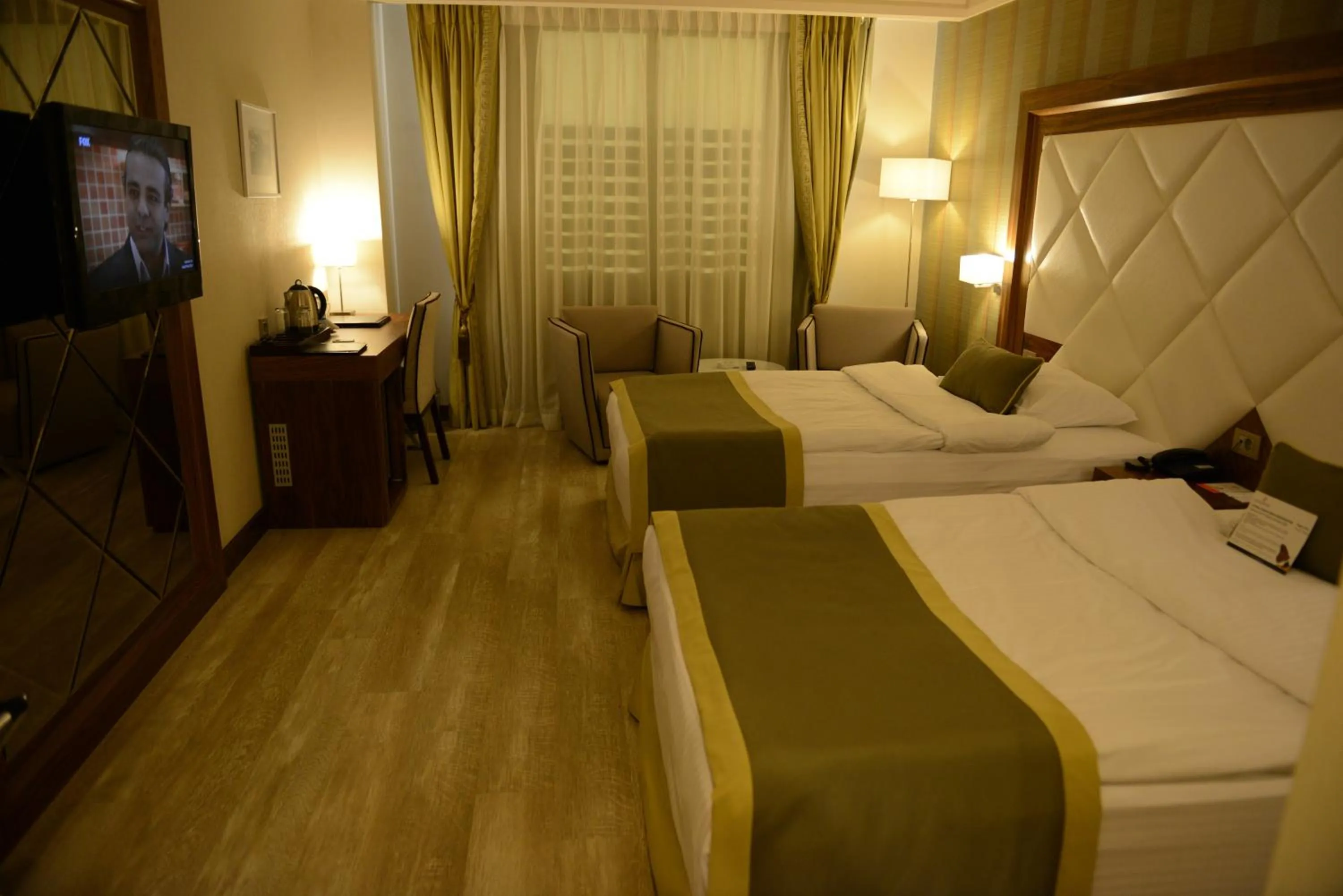 Bed in Adana Plaza Hotel