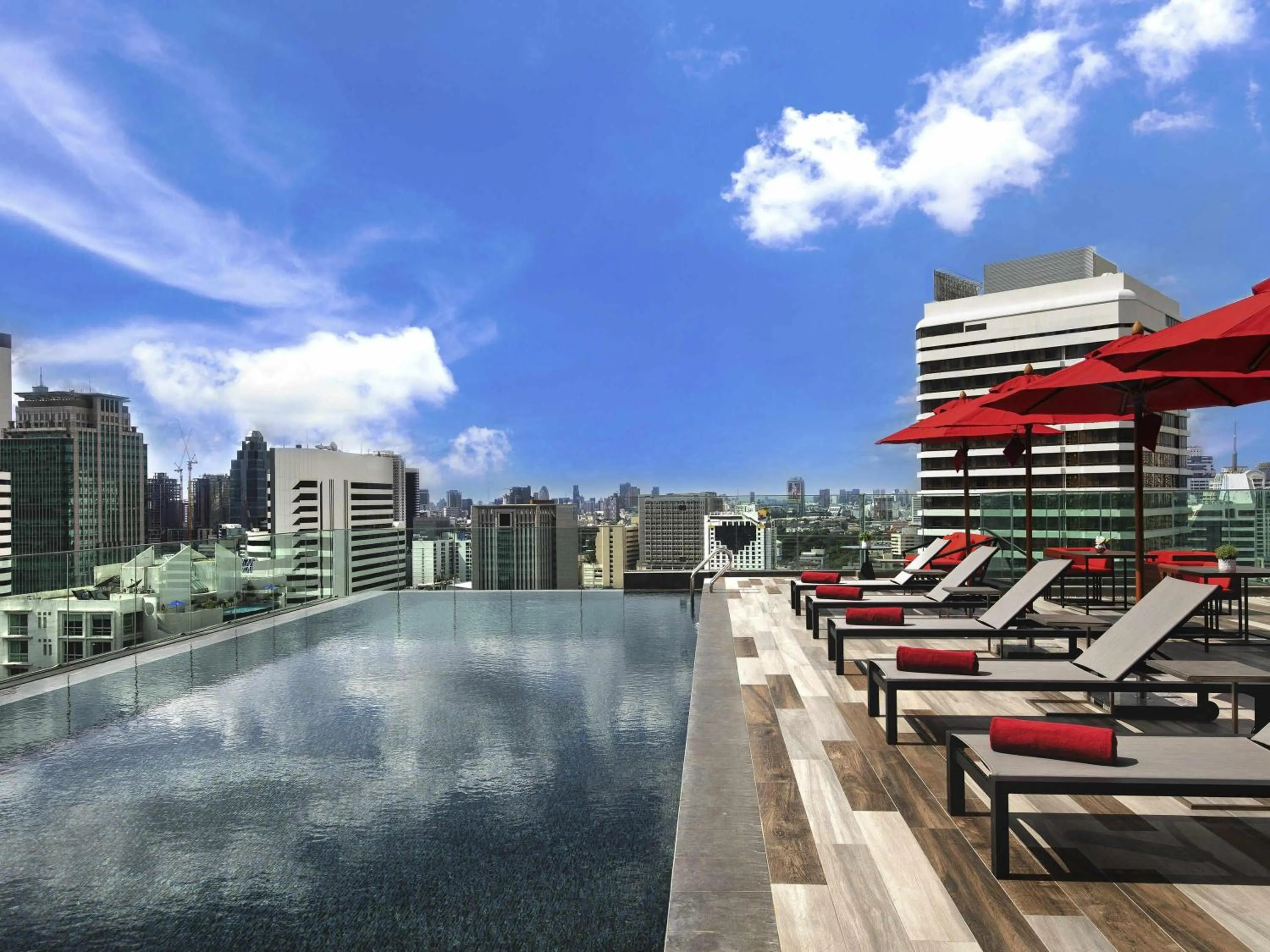 Pool view in Novotel Bangkok Sukhumvit 4